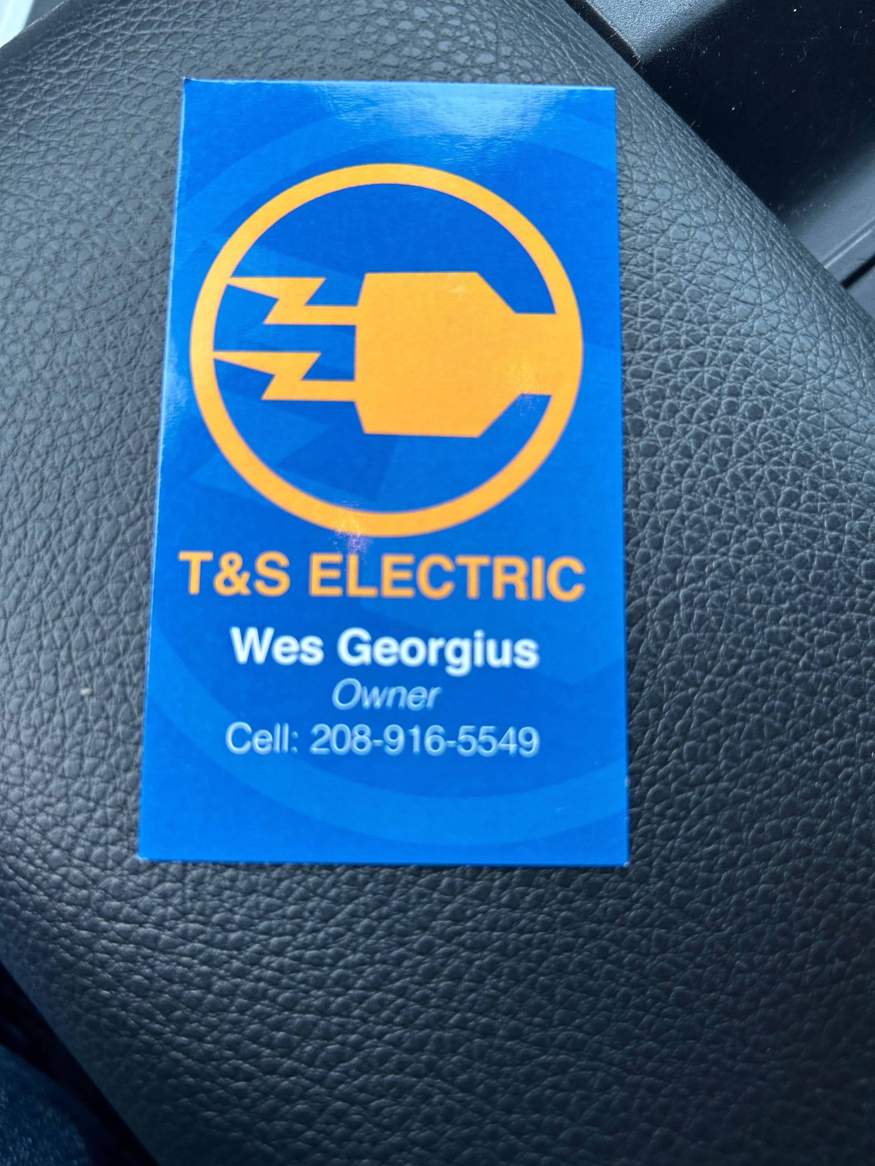 T&S Electric Logo