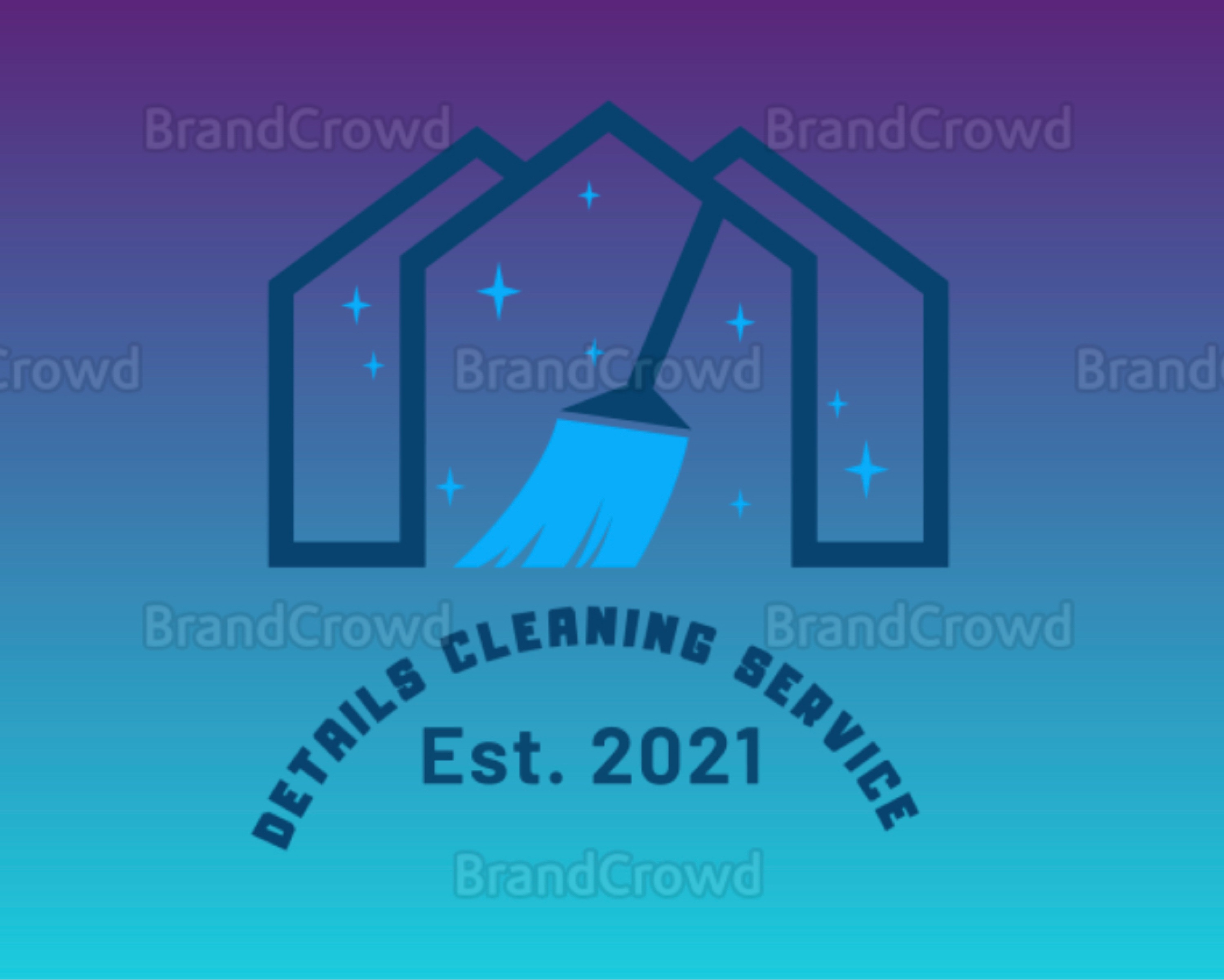 Details Cleaning Service Logo