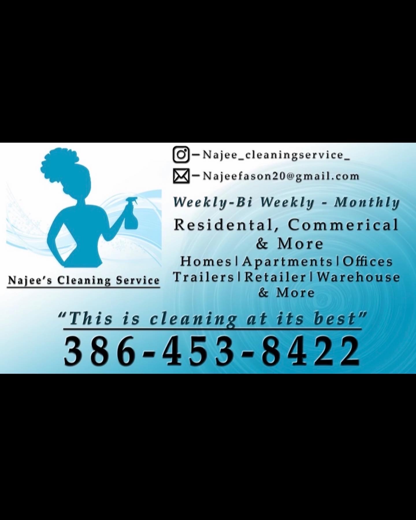 Najee's Cleaning Services Logo