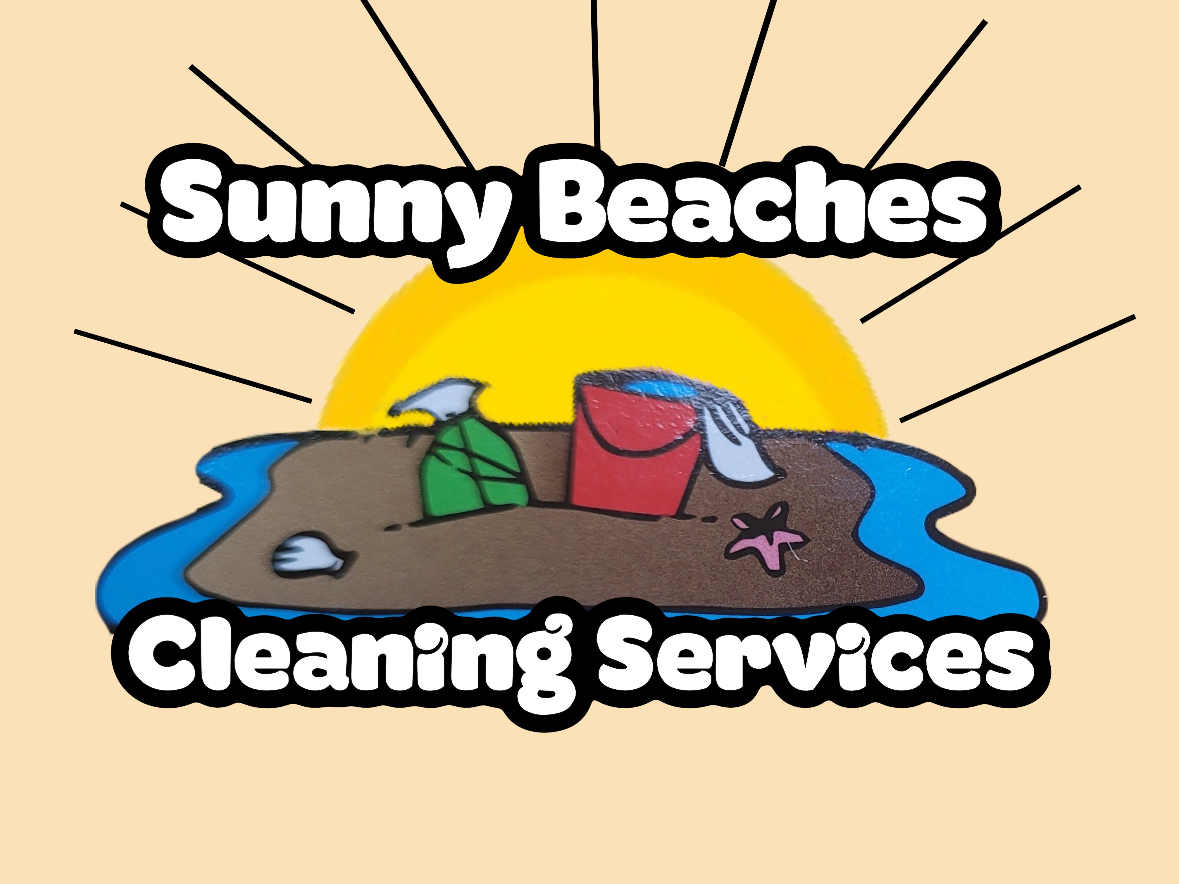 Sunny Beaches Cleaning Service Logo