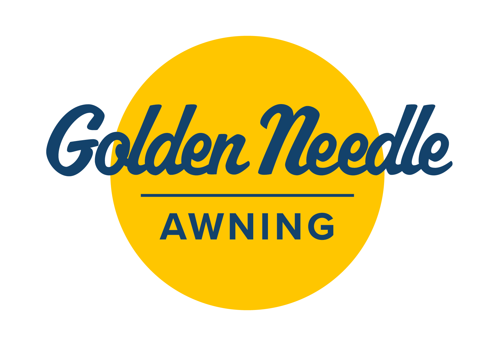Golden Needle Awnings Logo