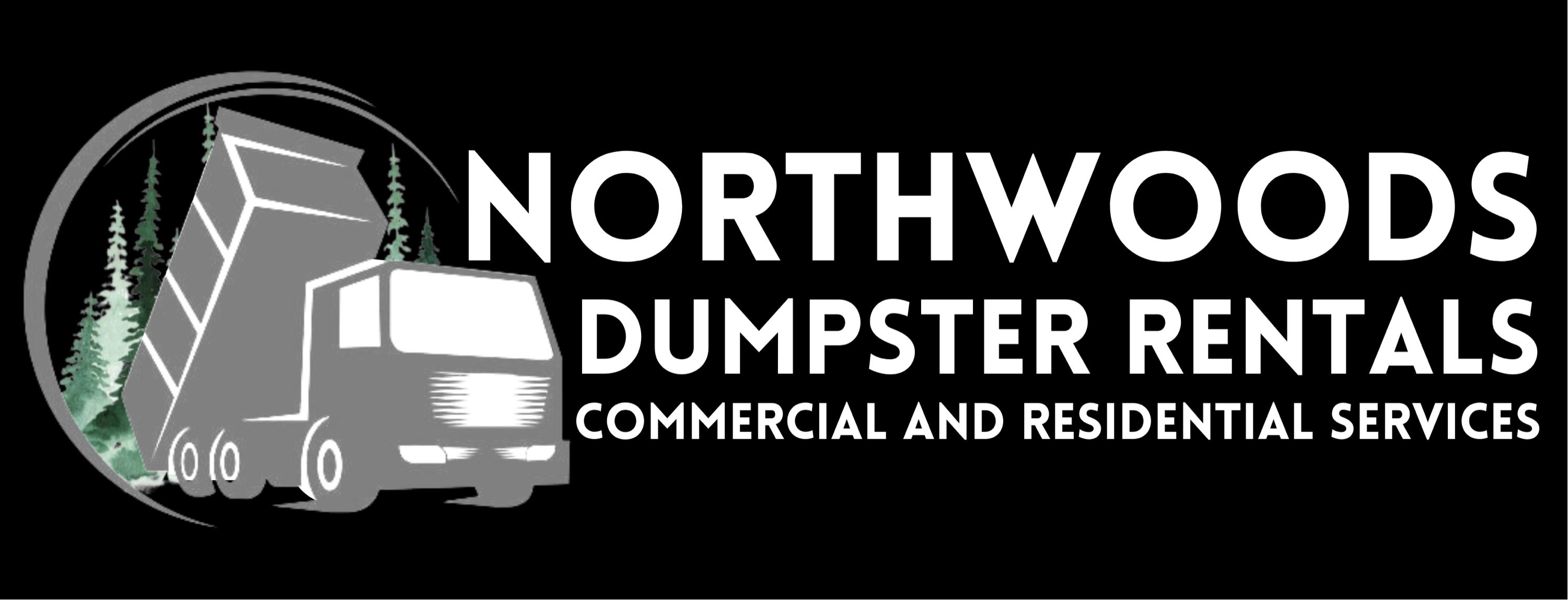 North Woods Dumpster Rentals Logo