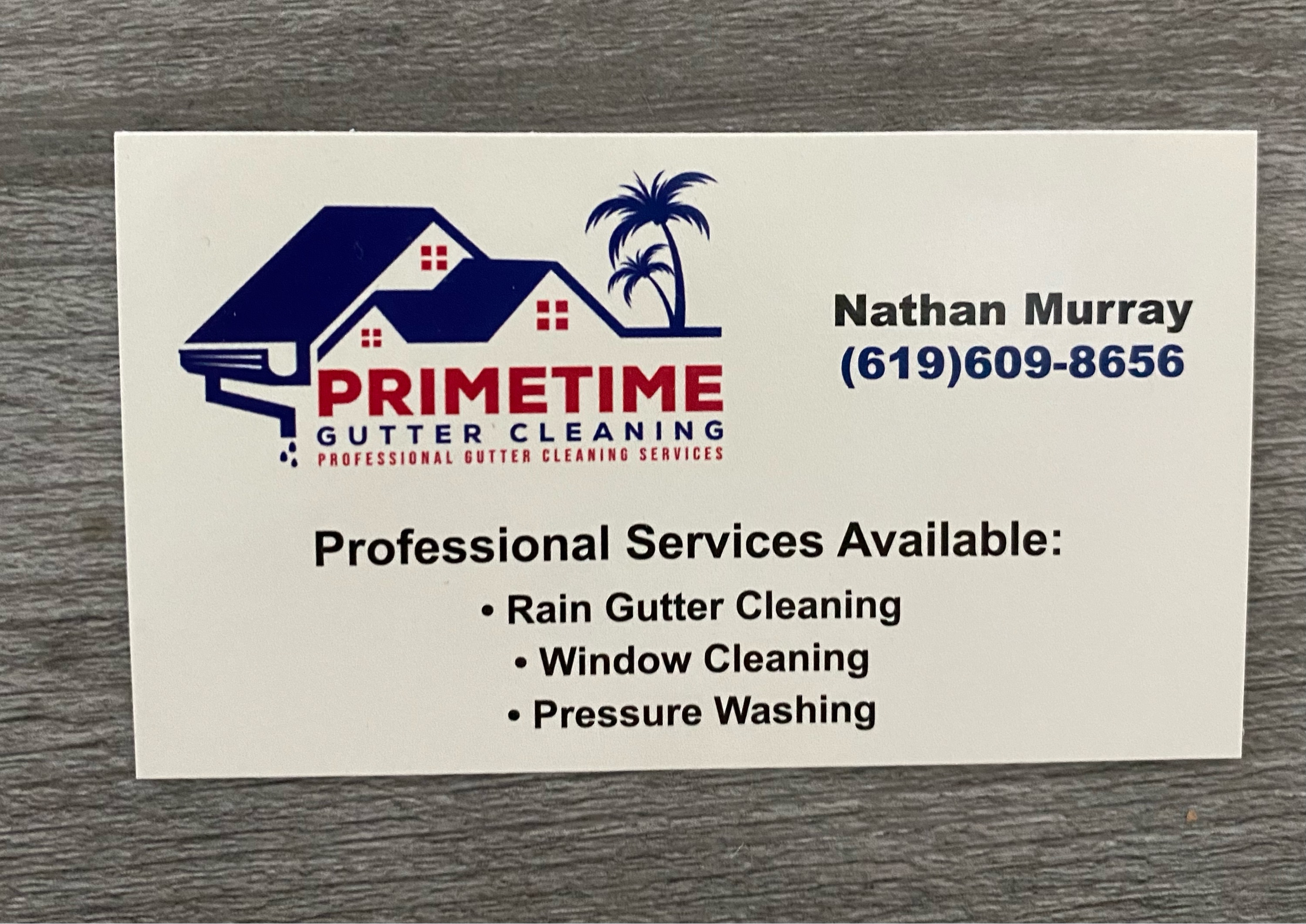 PrimeTime Gutter Cleaning LLC Logo
