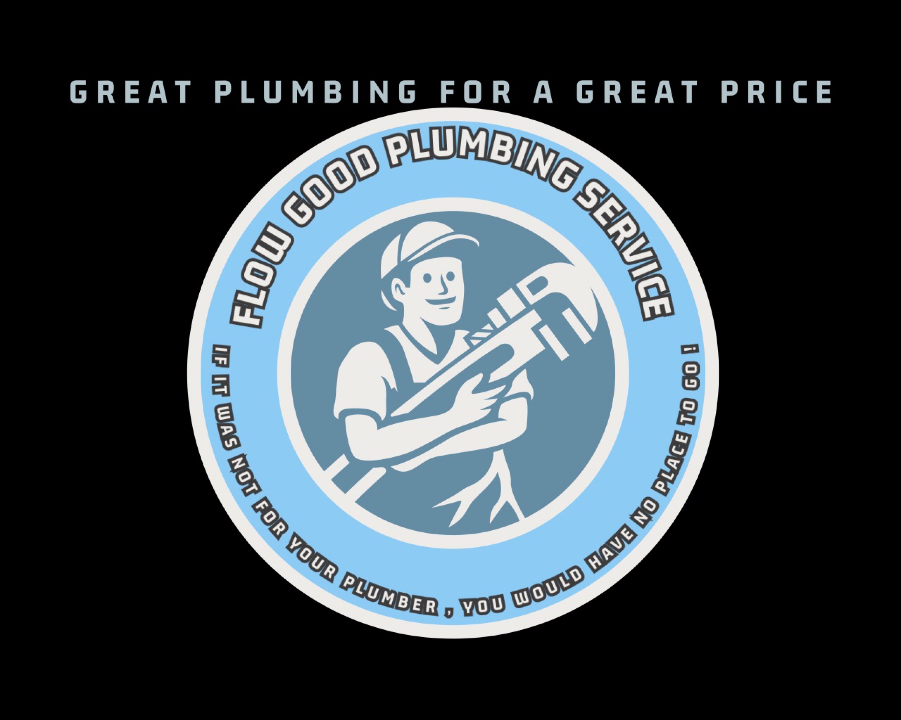 Flow-Good Plumbing Service Logo