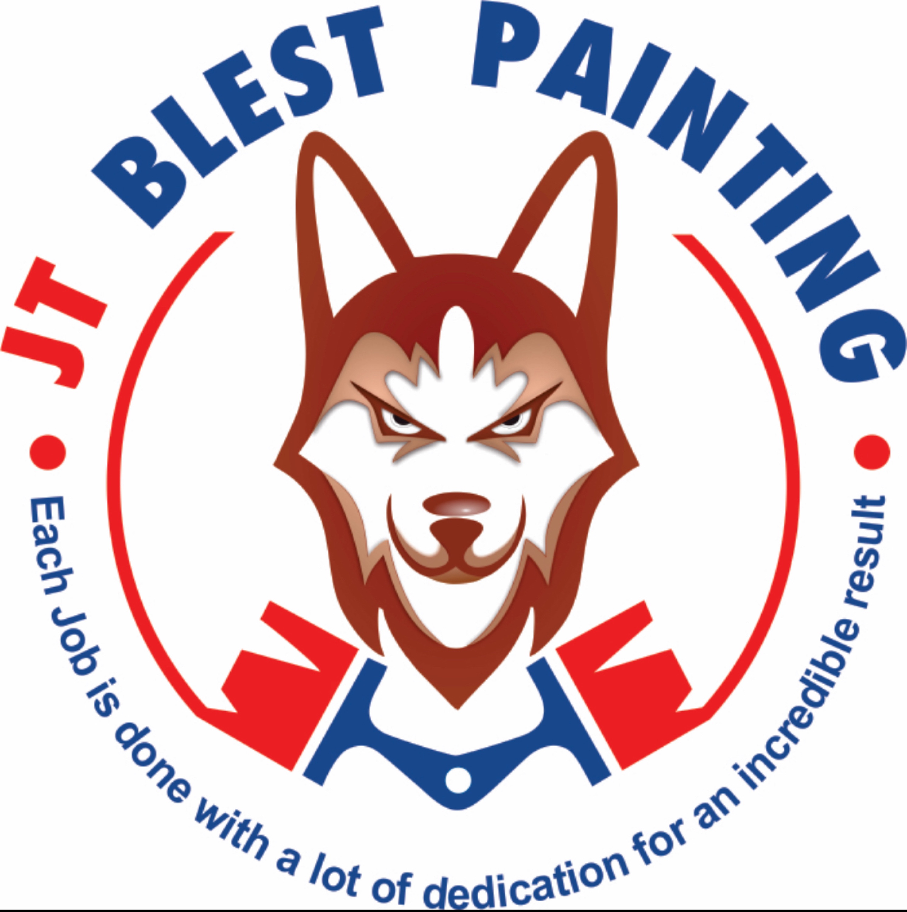 JT blest painting Logo
