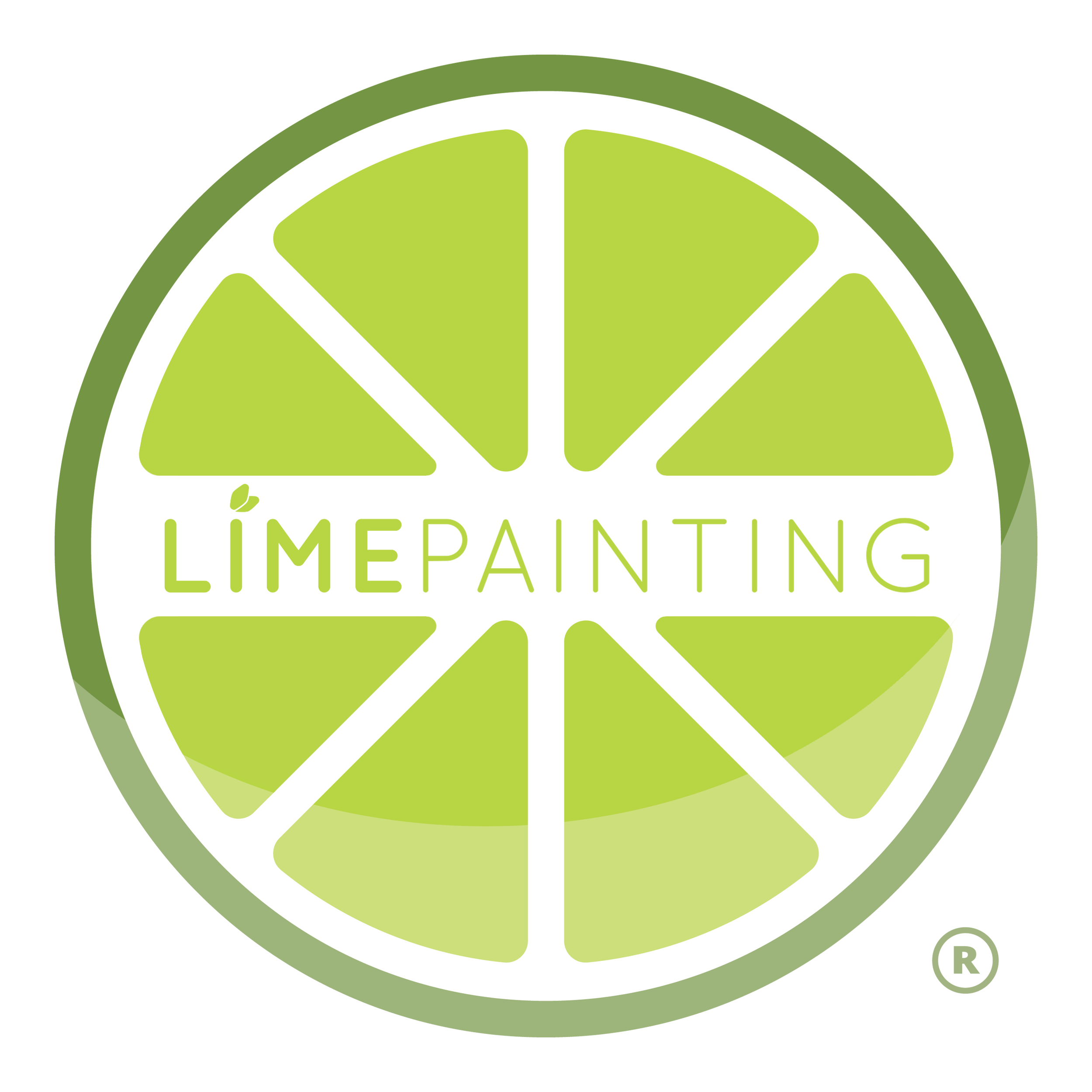 Lime Painting of Oklahoma City Logo