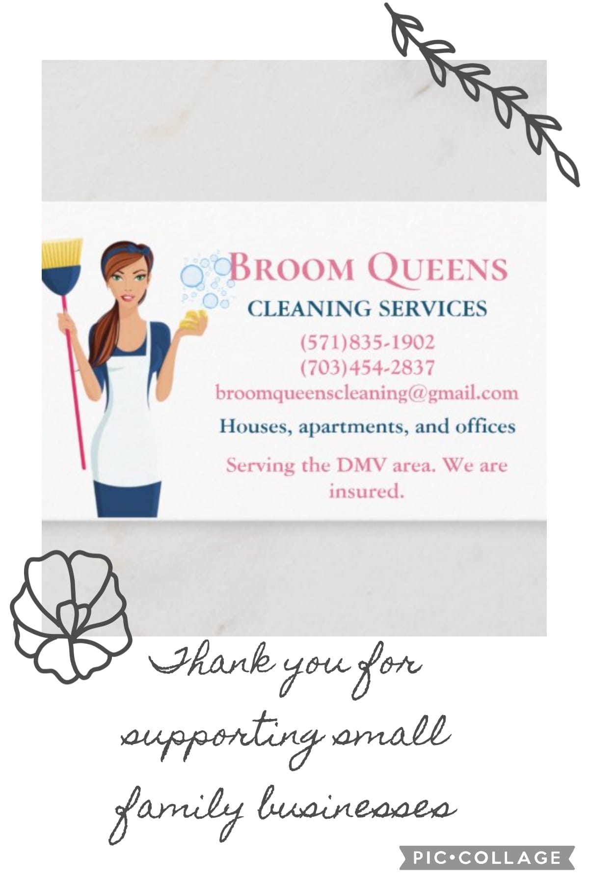Broom Queens Cleaning Services Logo