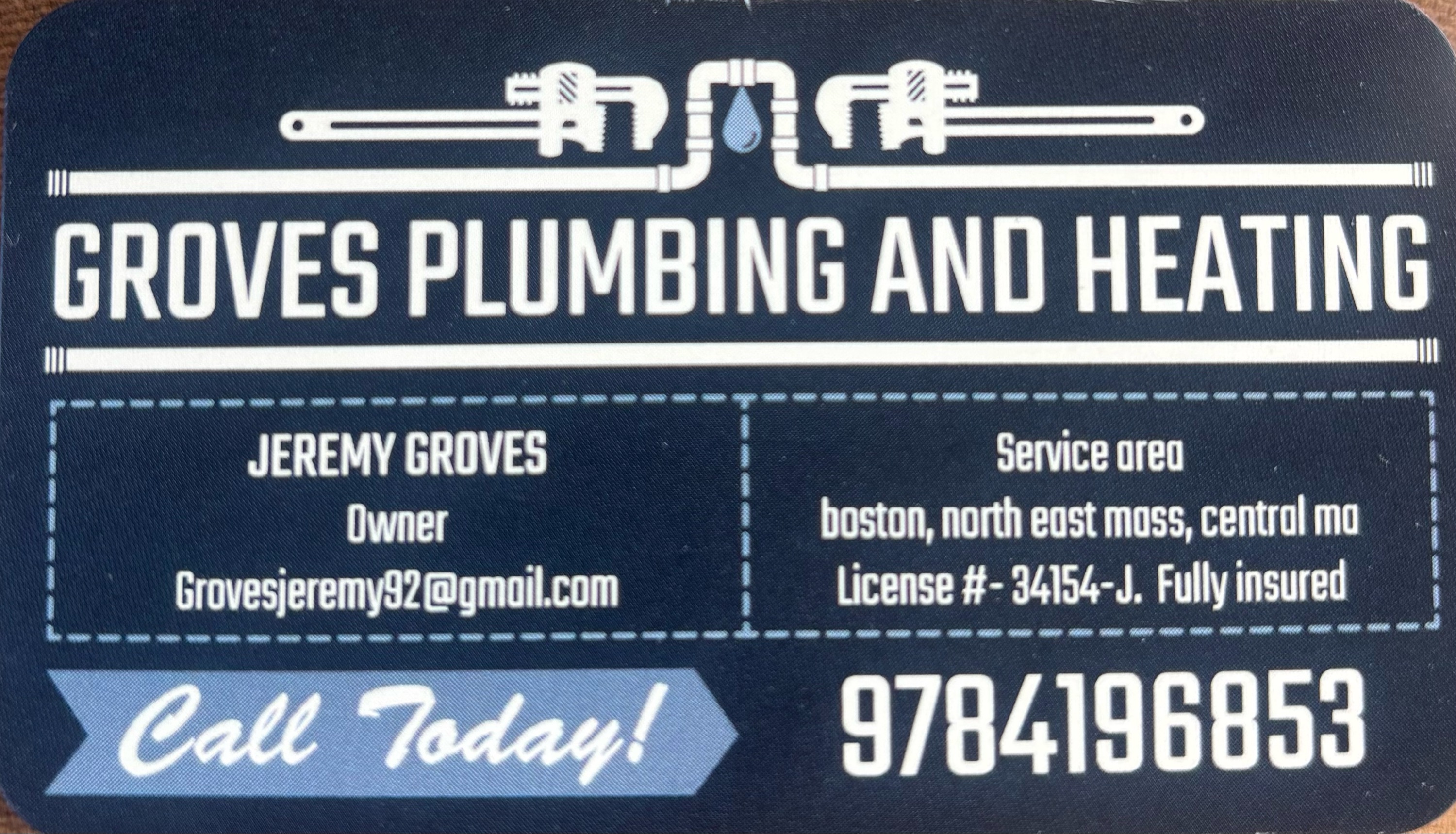 Groves Plumbing and Heating Logo