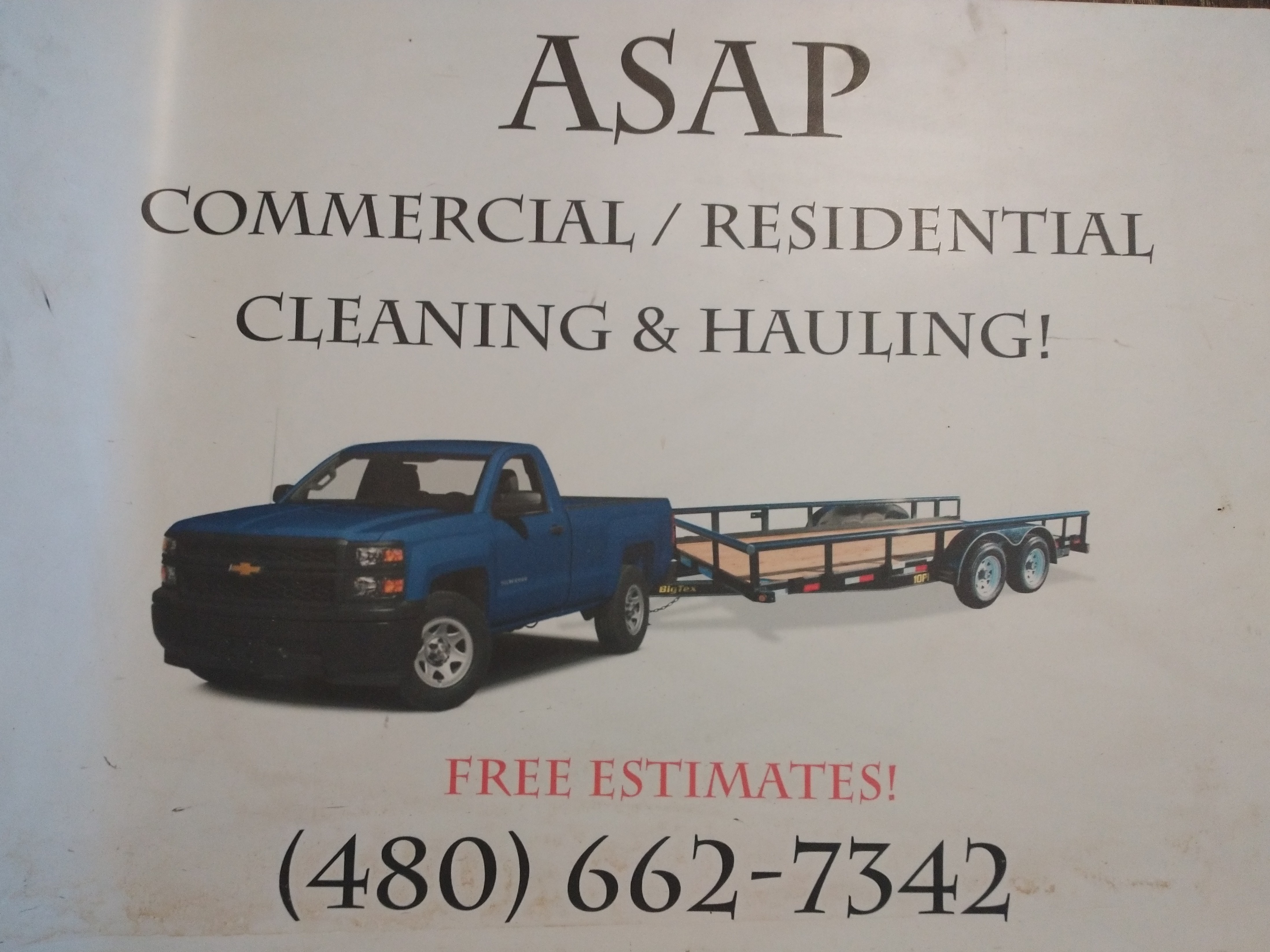 ASAP Residential & Commercial Hauling Logo