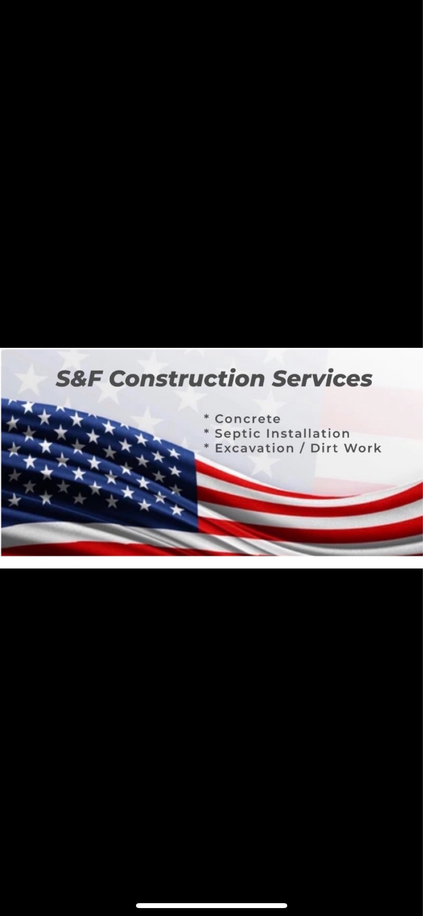 S & F Construction Services Logo