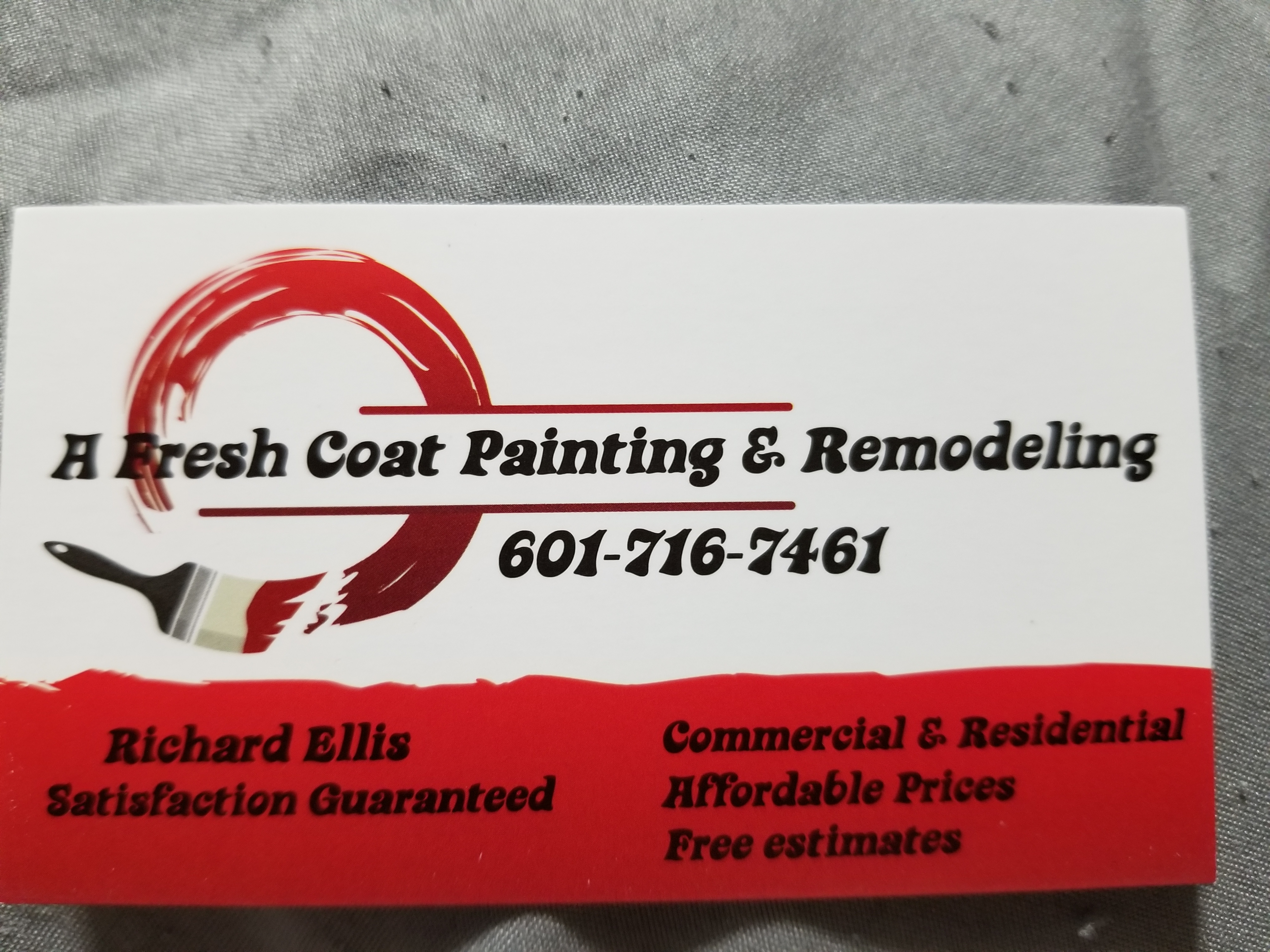 Fresh Coat Painting and Remodeling Logo