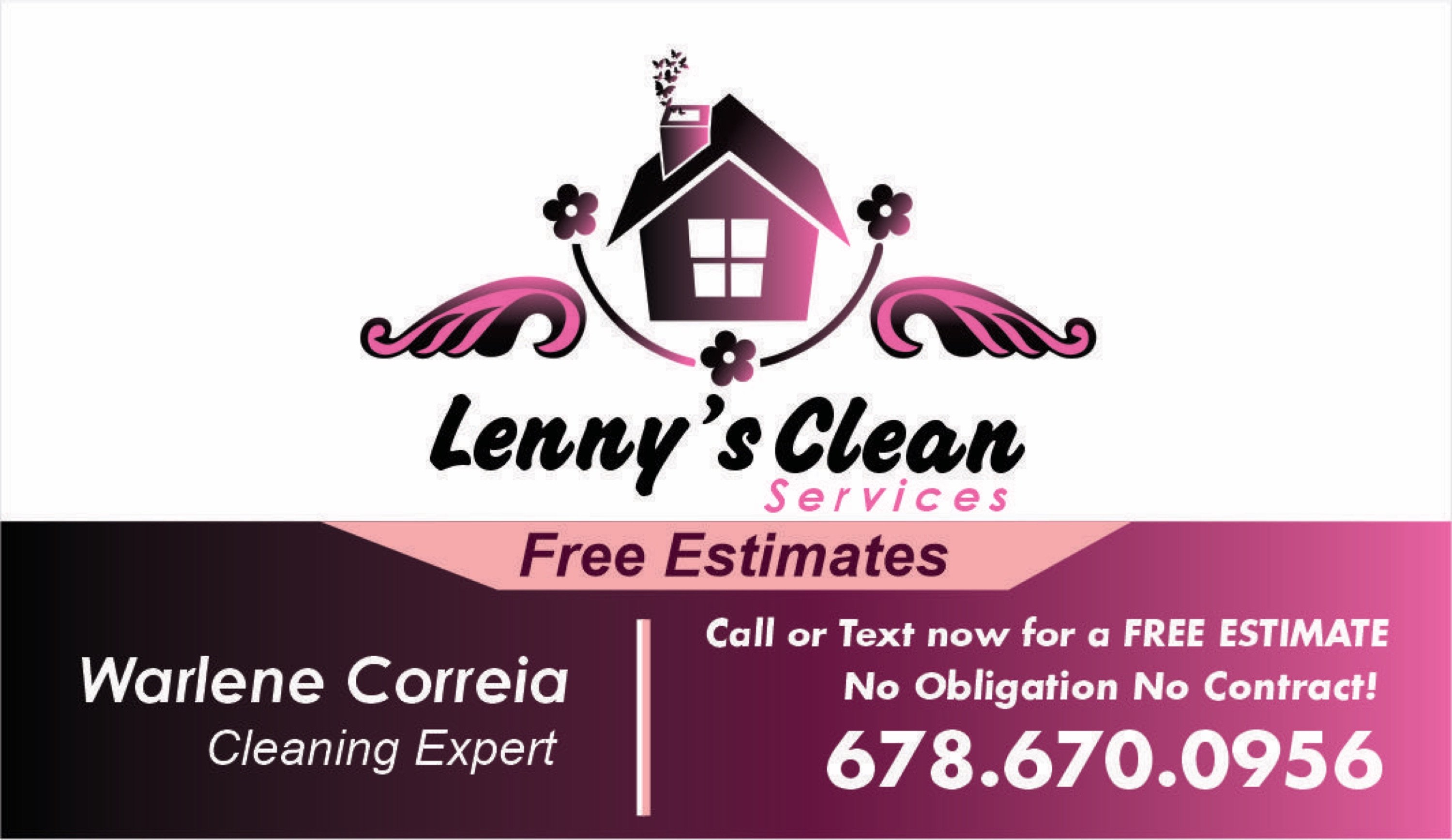 Lenny's Clean Services Logo