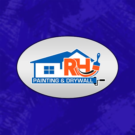 RH Painting & Drywall Logo