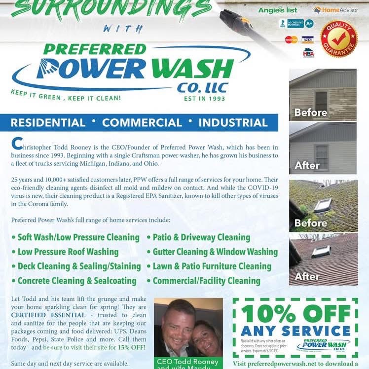 PREFERRED POWER WASH PLUS LLC Logo