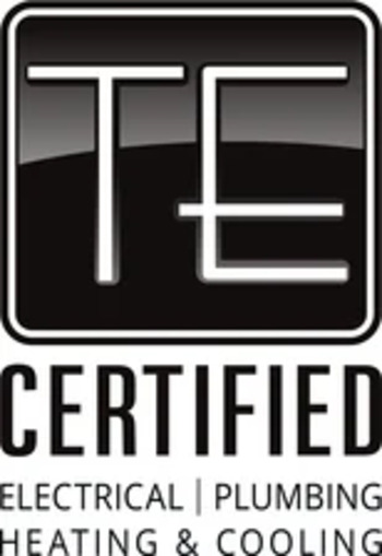 TE Certified Electrical, Plumbing, Heating & Cooling Logo