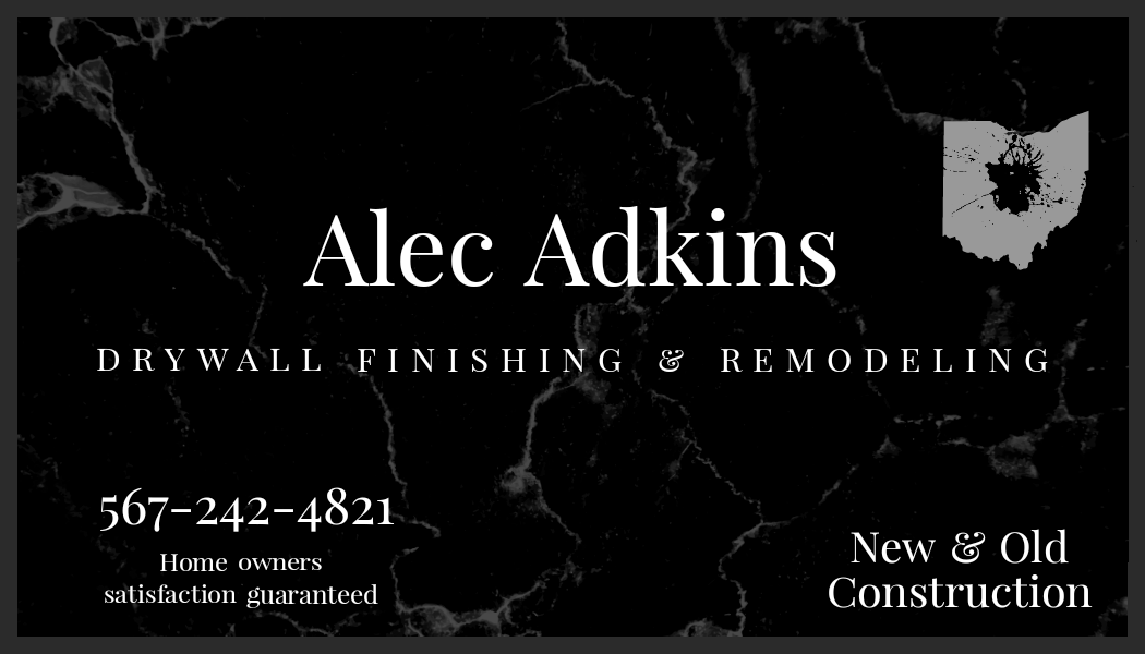 Alec Adkins Drywall Finishing & Remodeling Logo