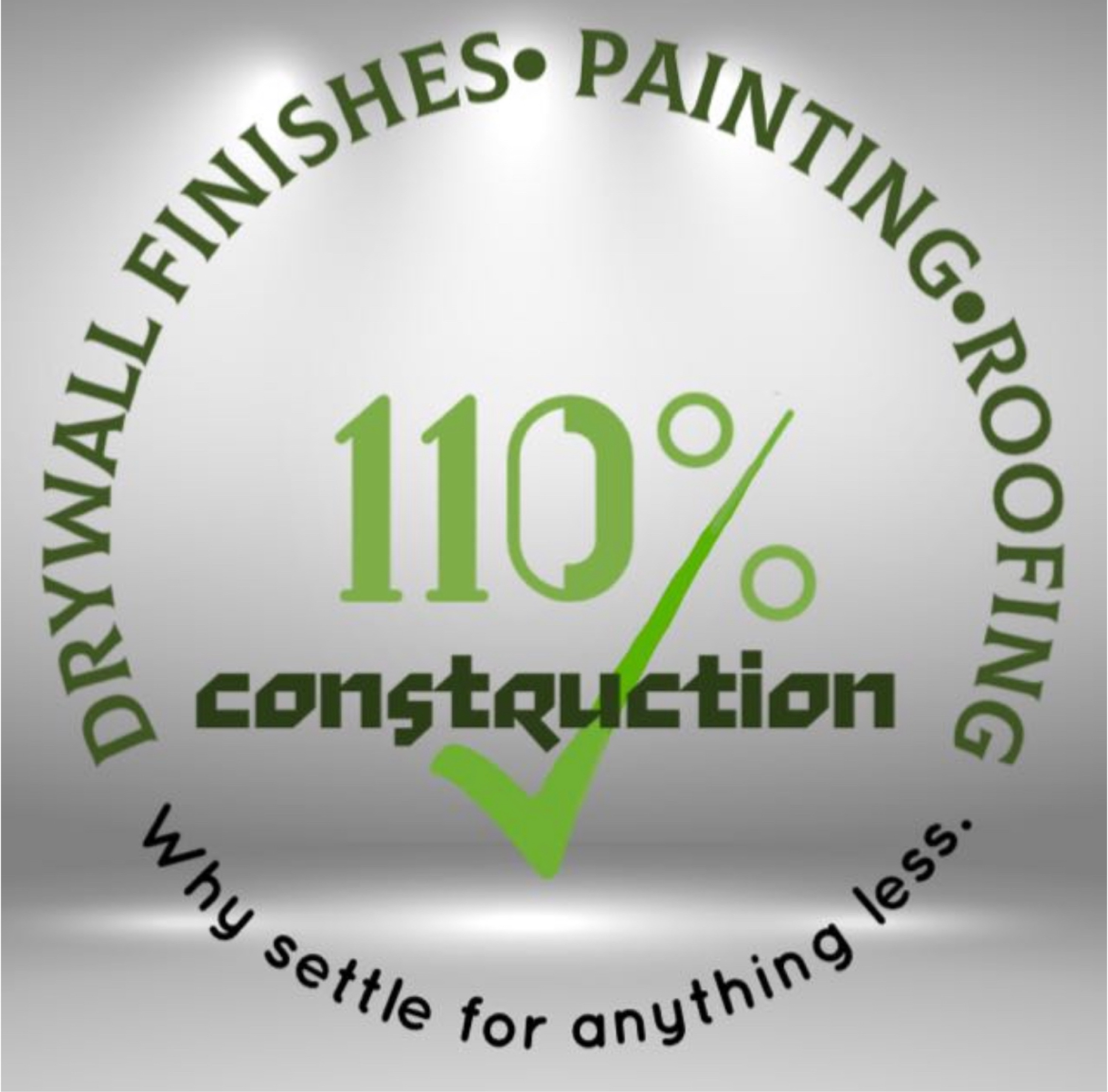 110% Construction Logo