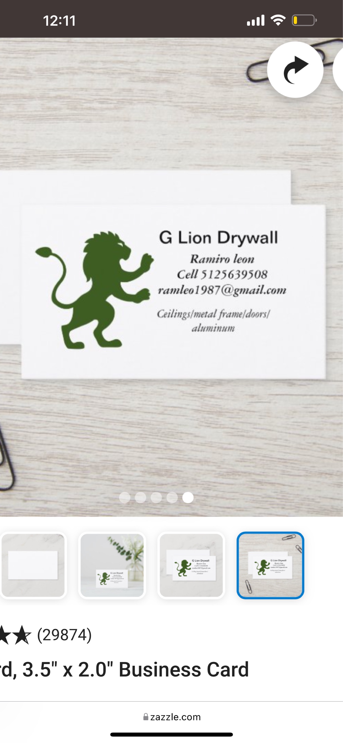 G Lion Drywall Logo