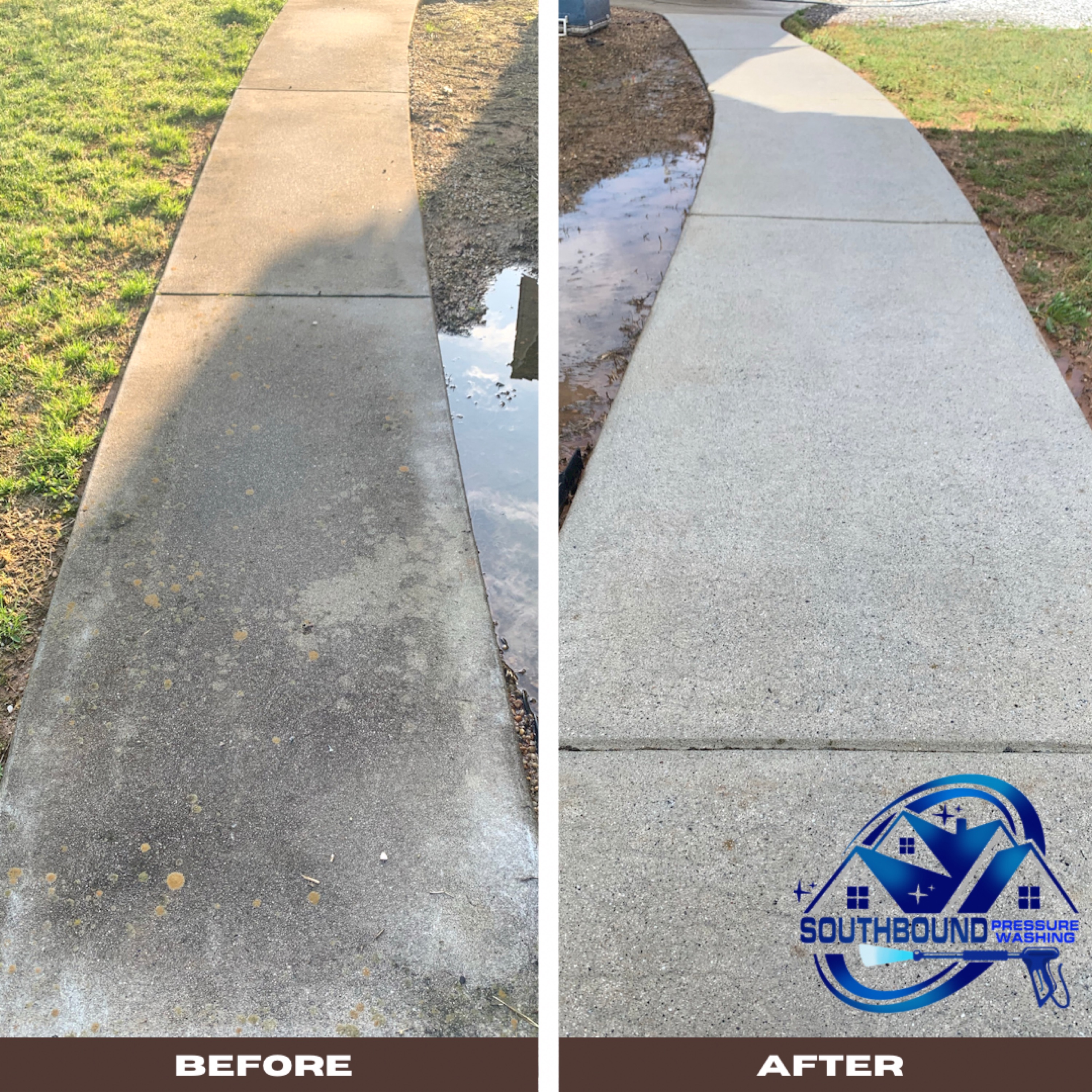 Southbound Pressure Washing Logo