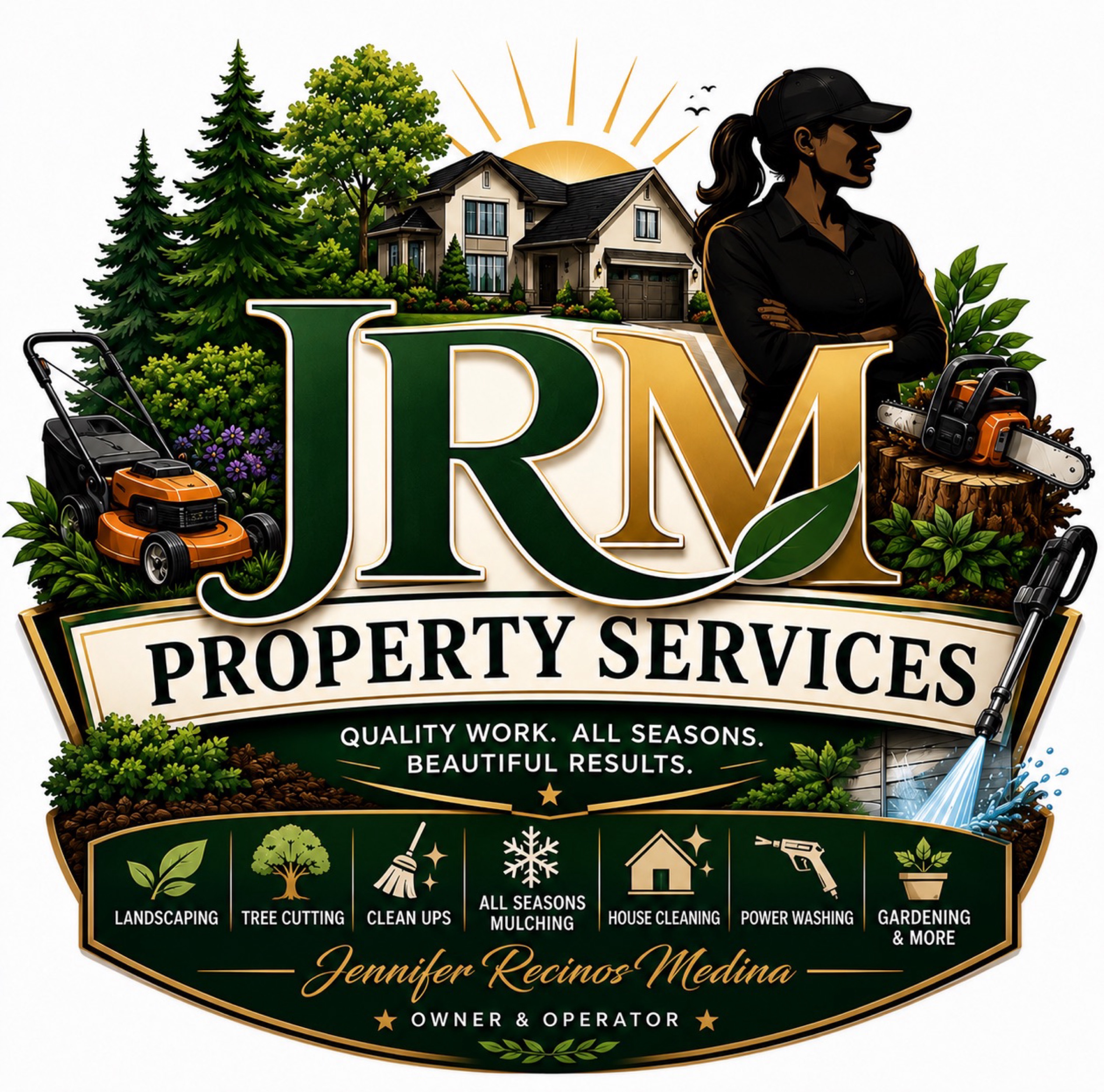 Jenny's Cleaning Service Logo