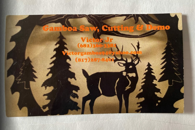 Gamboa Saw, Cutting & Demo, LLC Logo