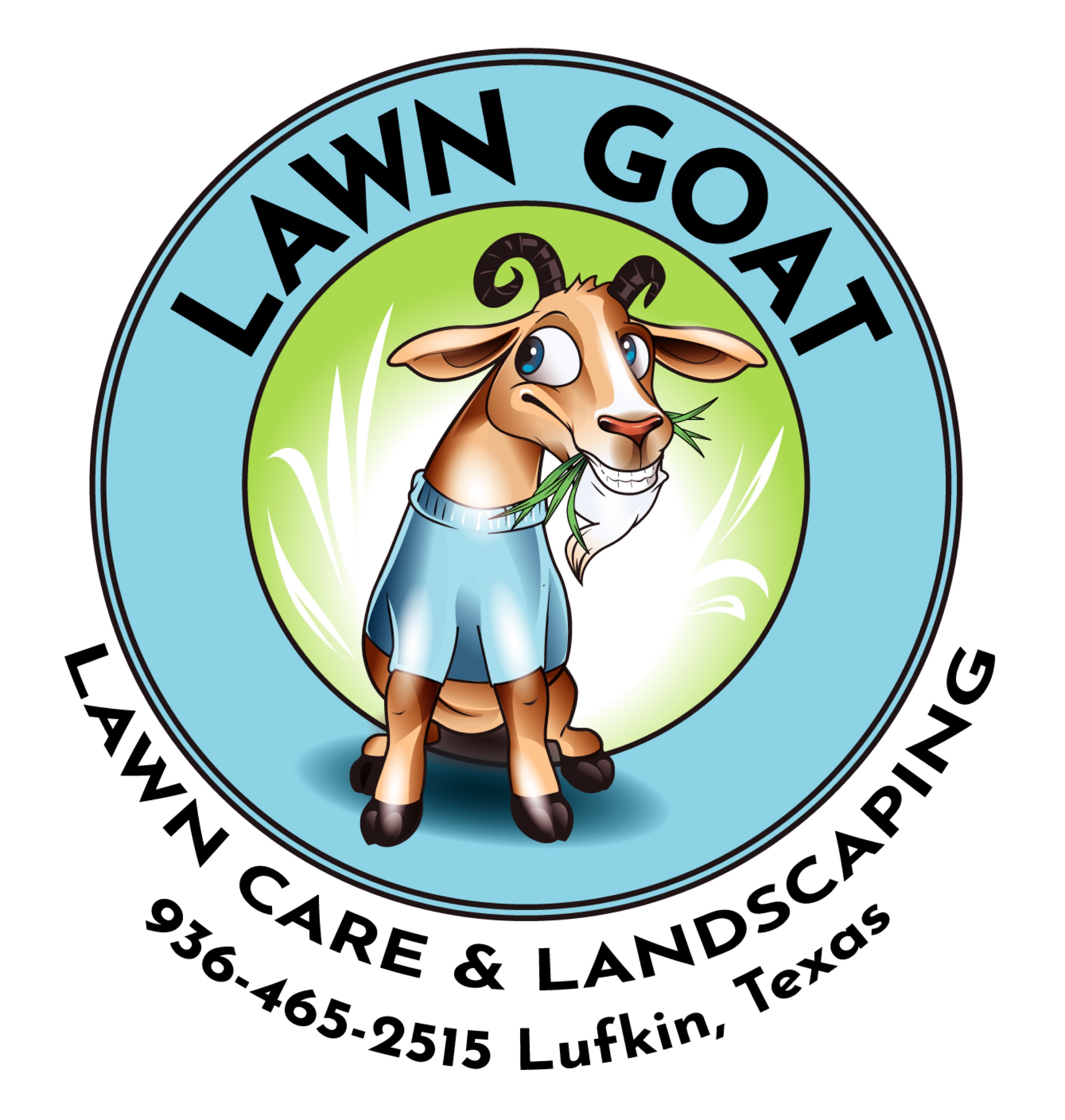 Lawn Goat Lawncare and Landscaping Logo