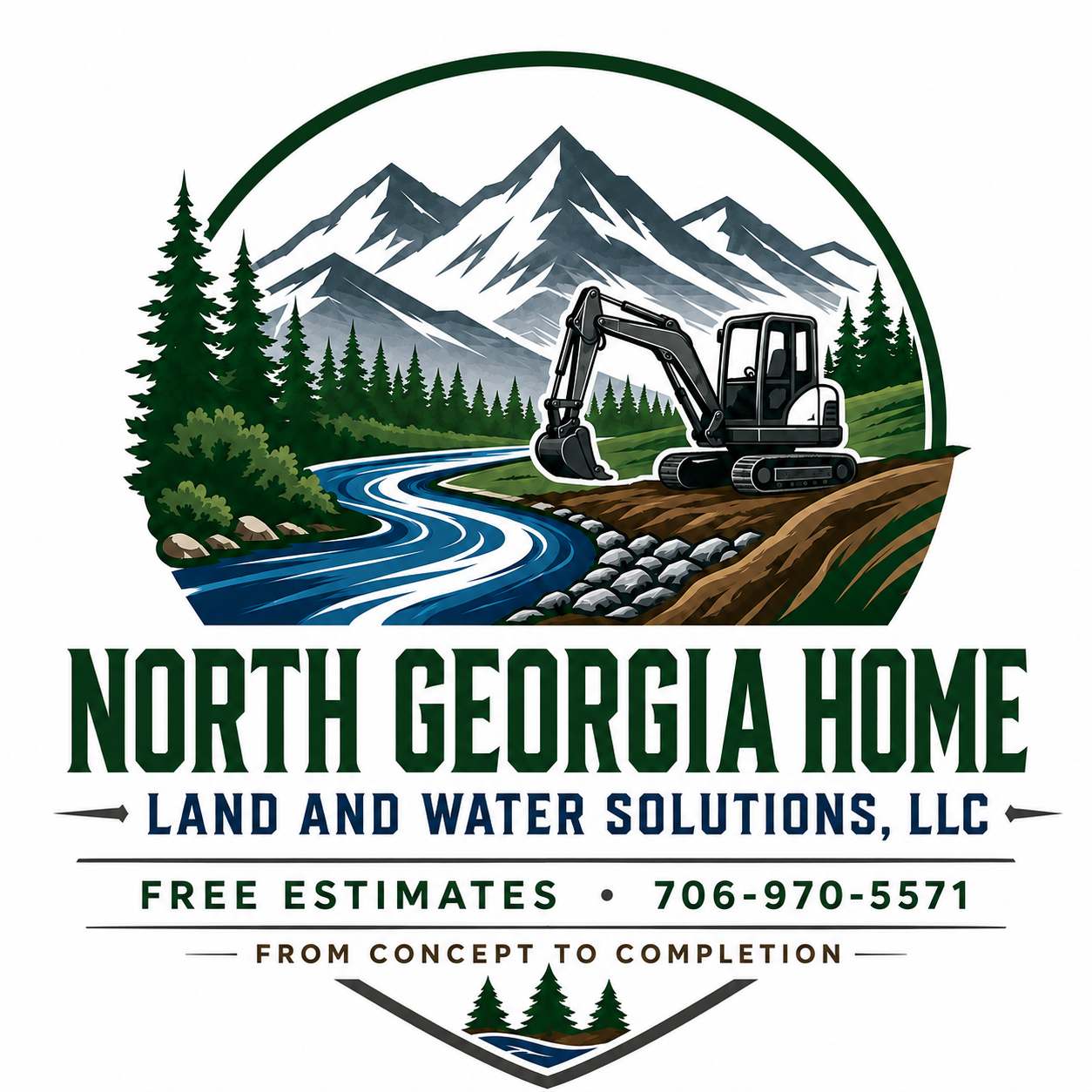 North Georgia Home,Land,and Water Solutions LLC Logo