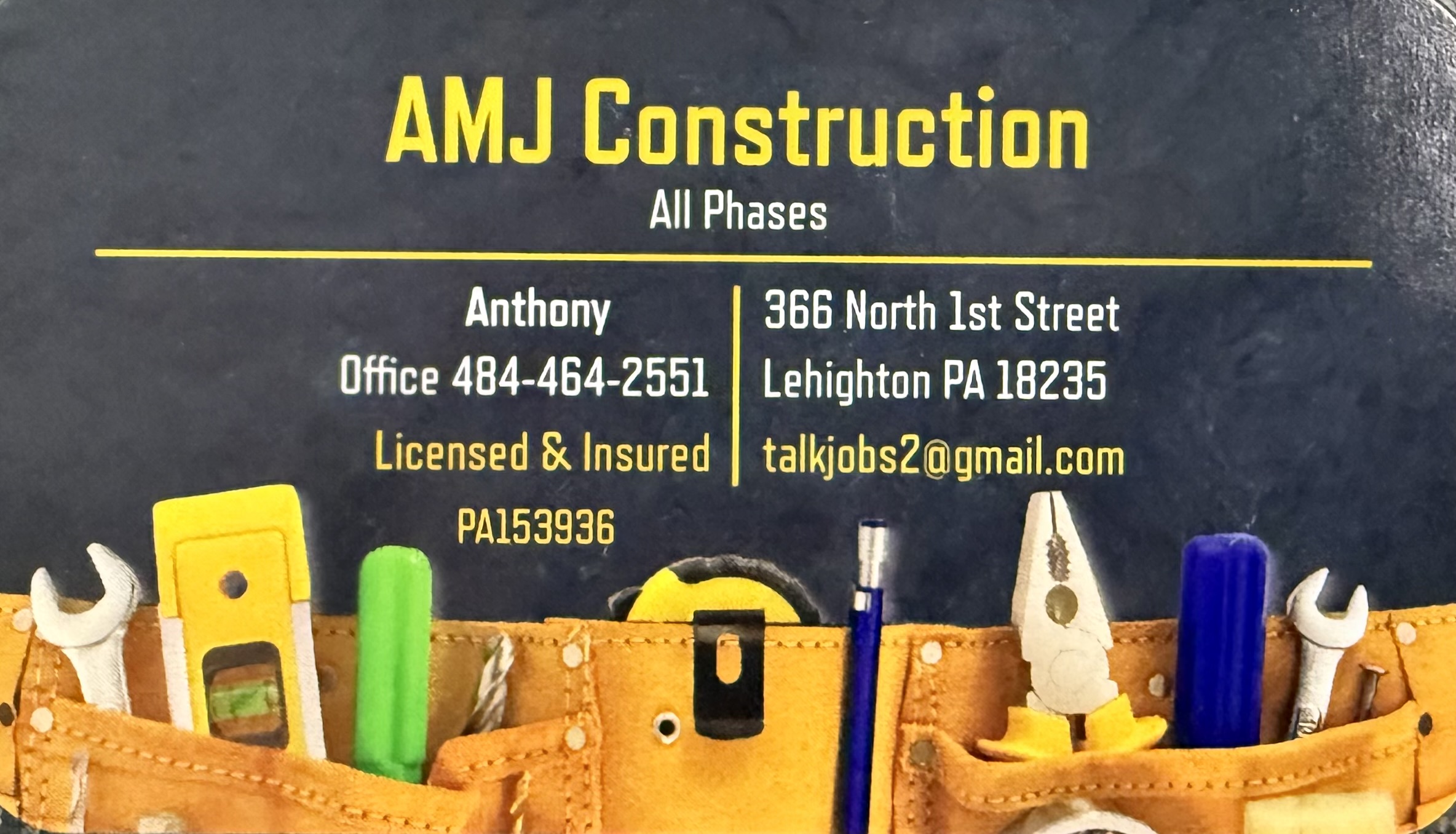 AMJ Construction Logo