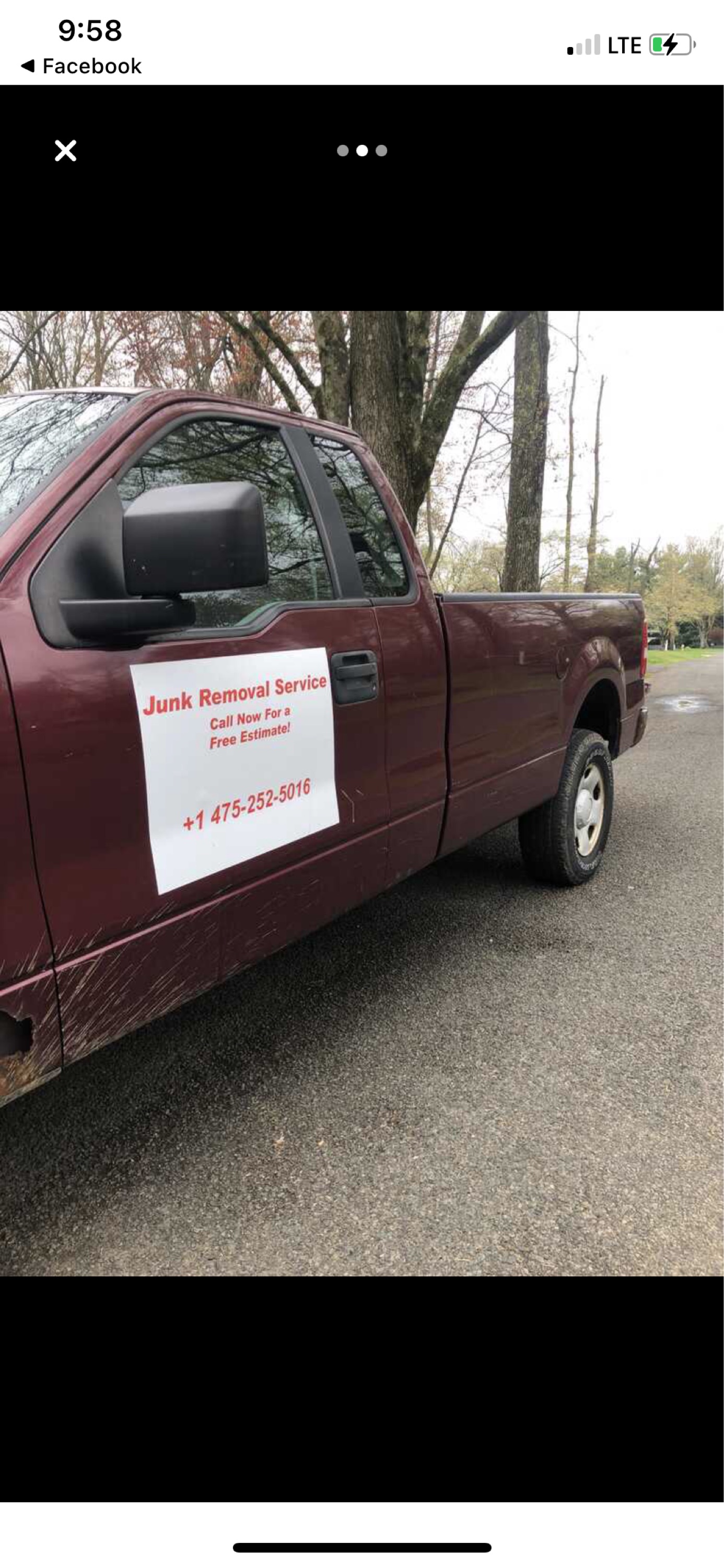 Tristan's Junk Removal Service Logo