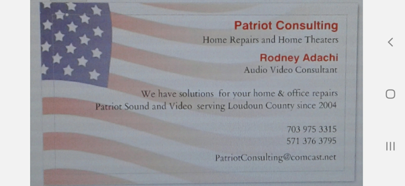 Patriot Sound and Video Logo