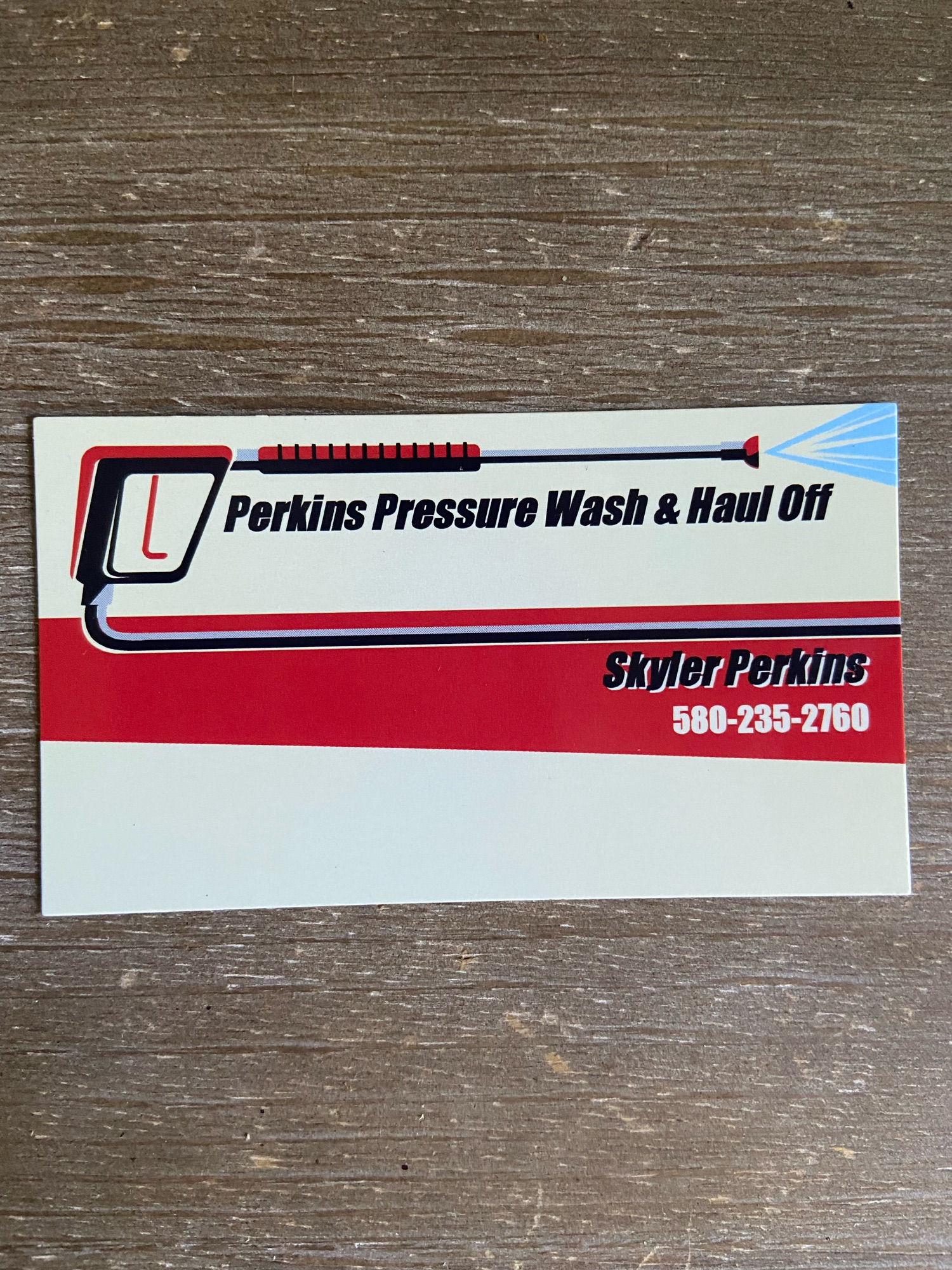 Perkins Pressure Washing and Haul Off Logo