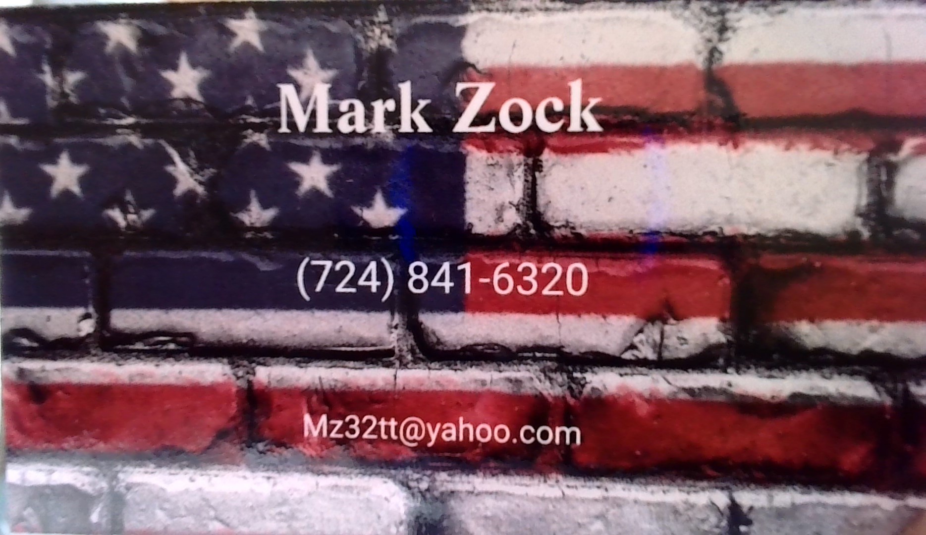 Mark Zock Stone Brick and Block Logo