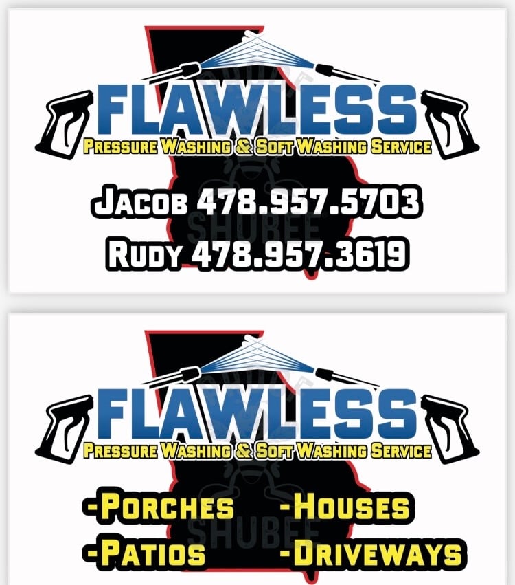 Flawless Pressure and Soft Washing Services Logo