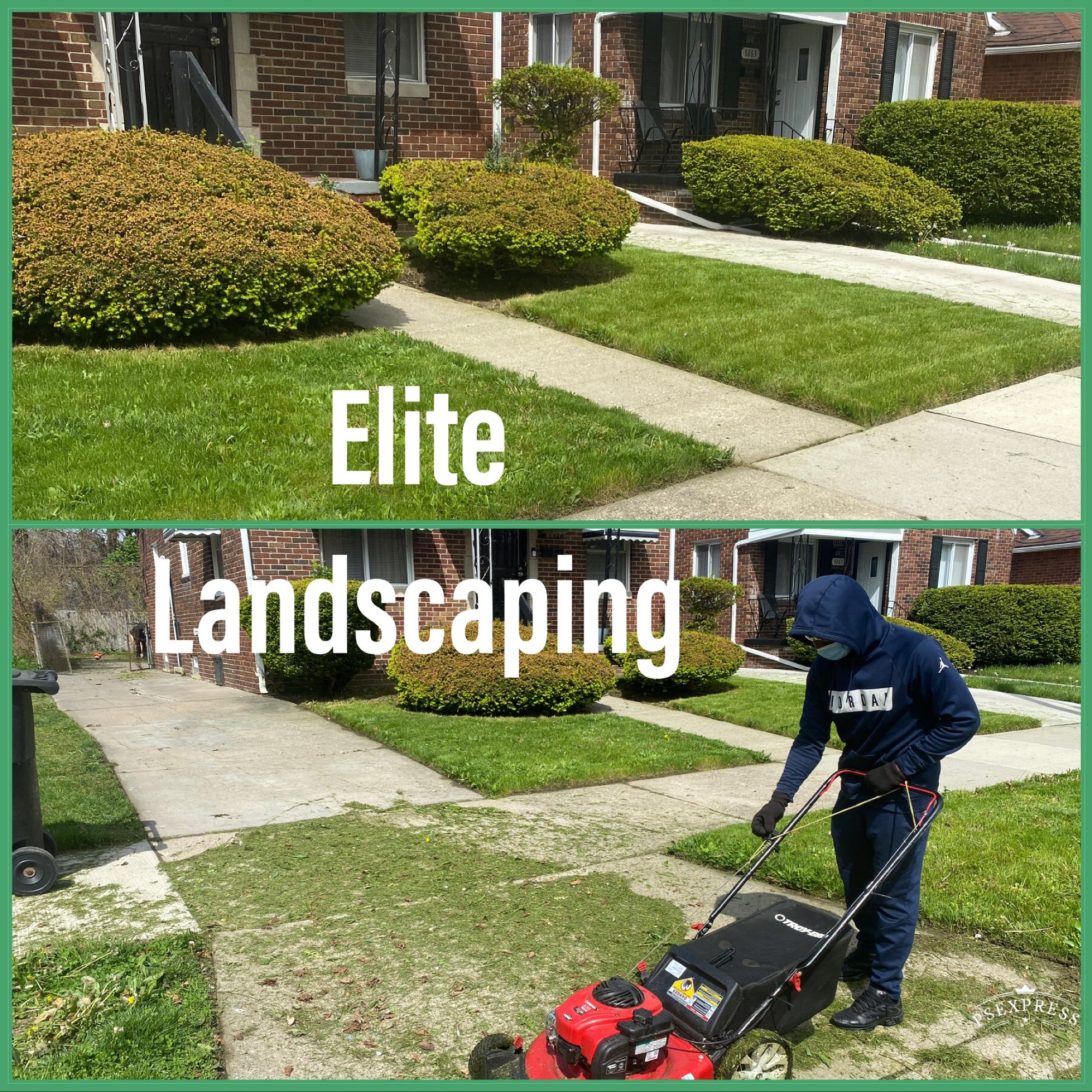 Elite One Landscaping Logo