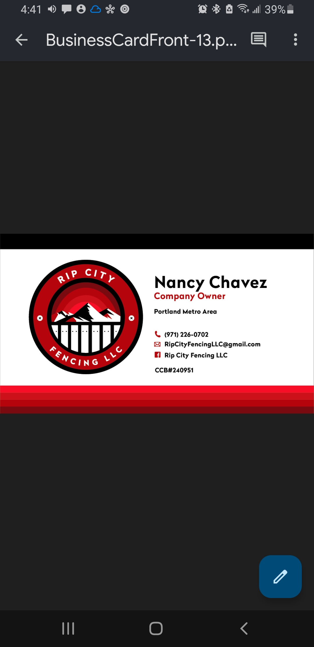 RIP City Fencing LLC Logo