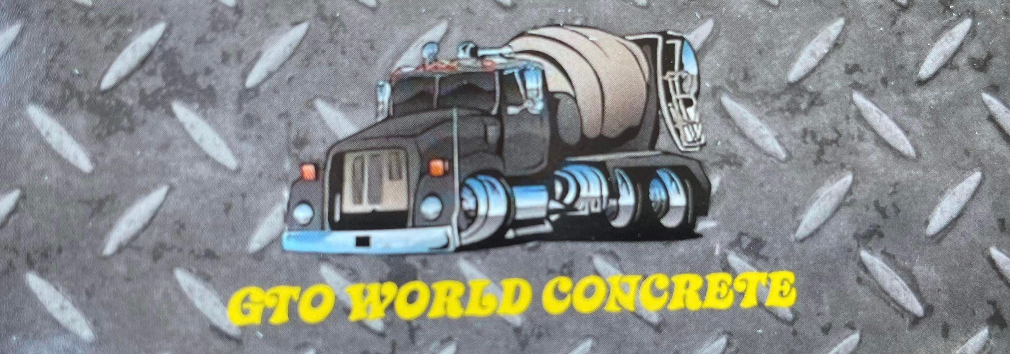 GTO World Concrete Logo