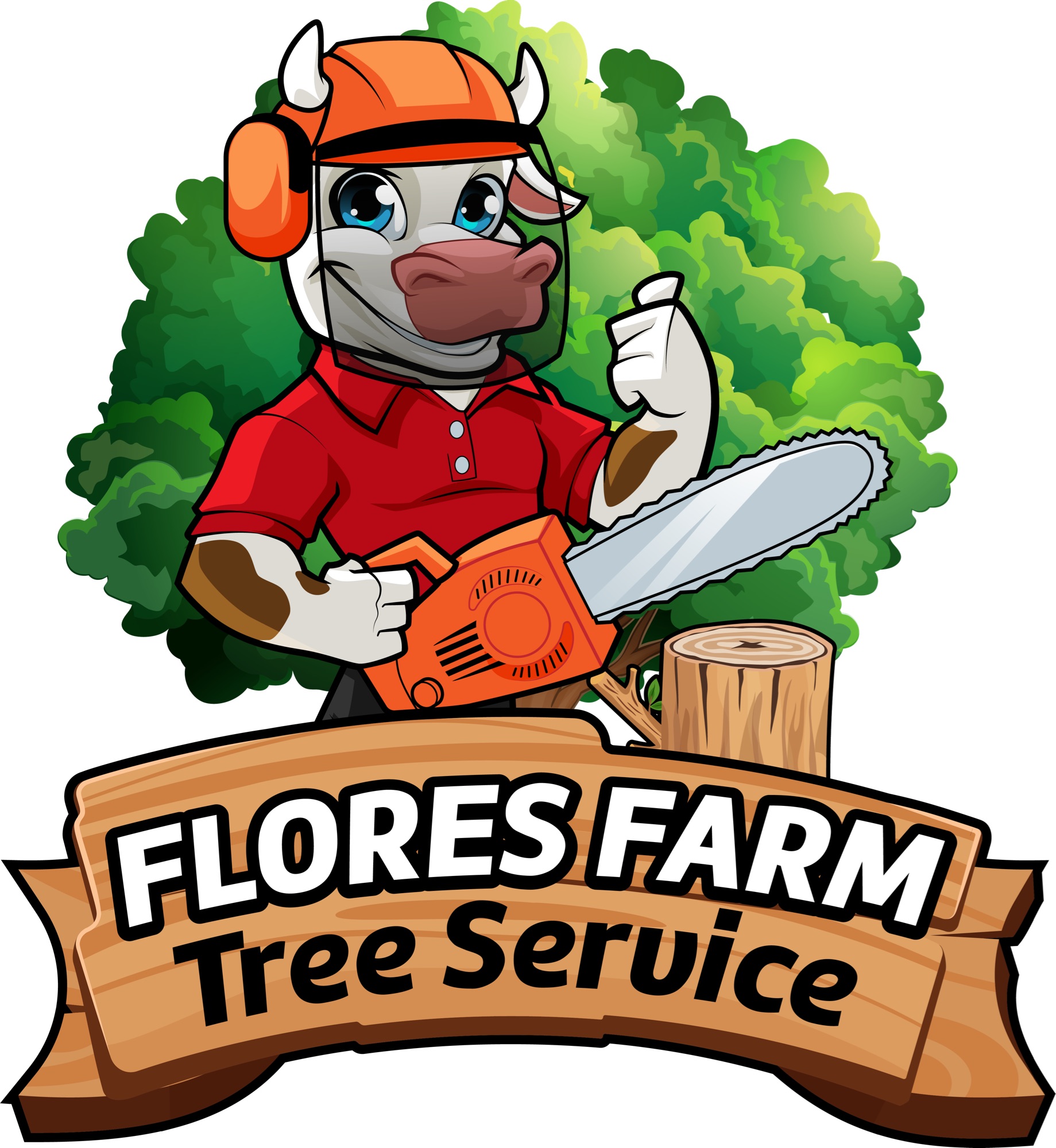 Flores Farm Tree Service Logo