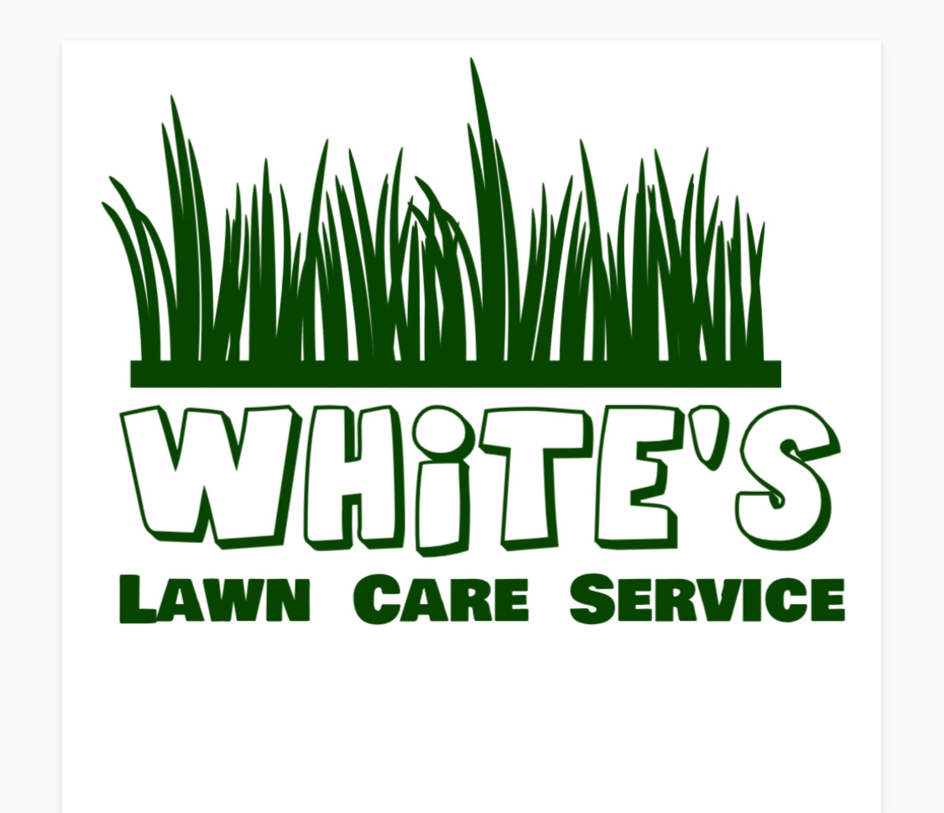 White's Lawn Care Service Logo