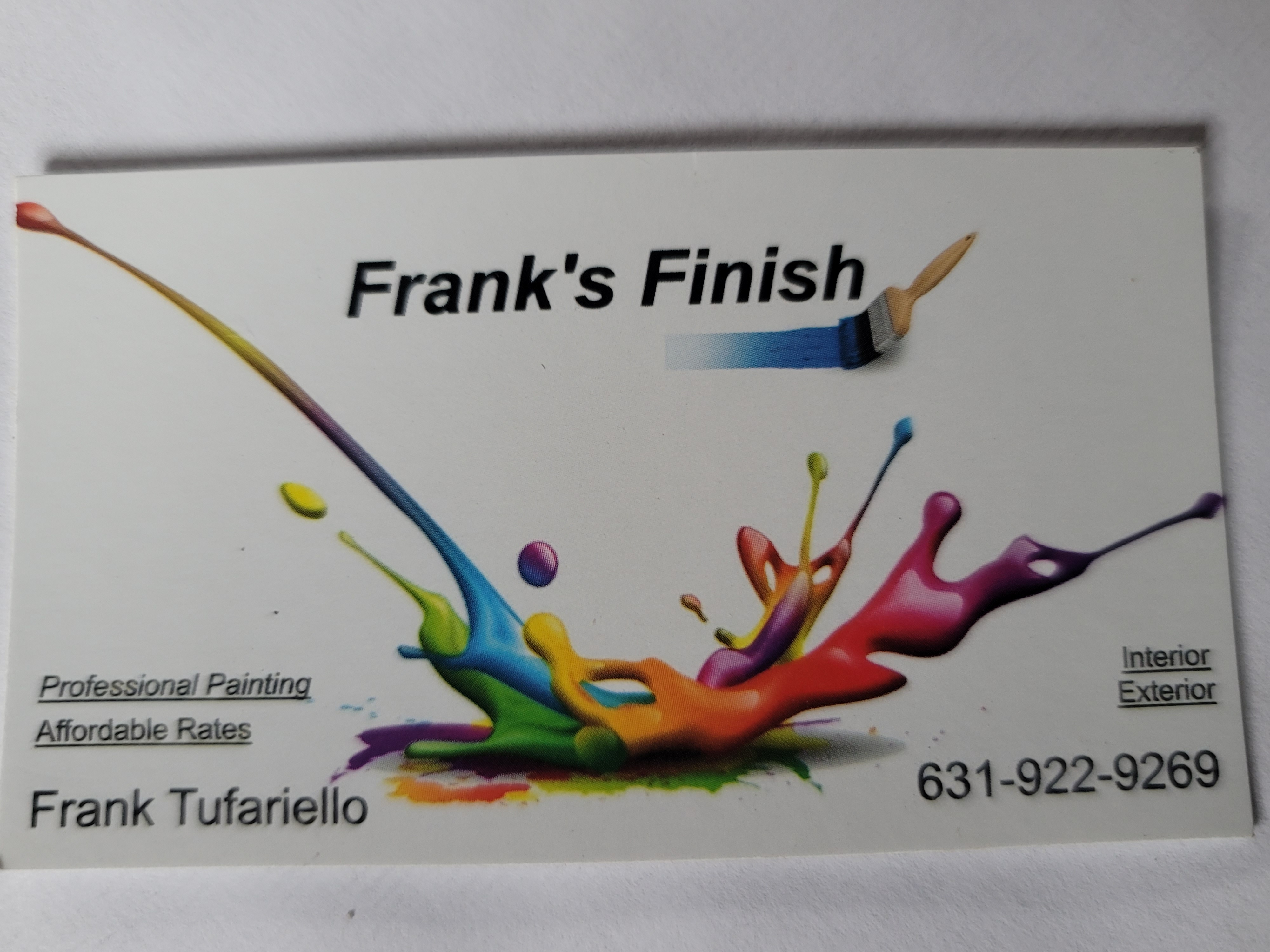 Frank's Finish Logo