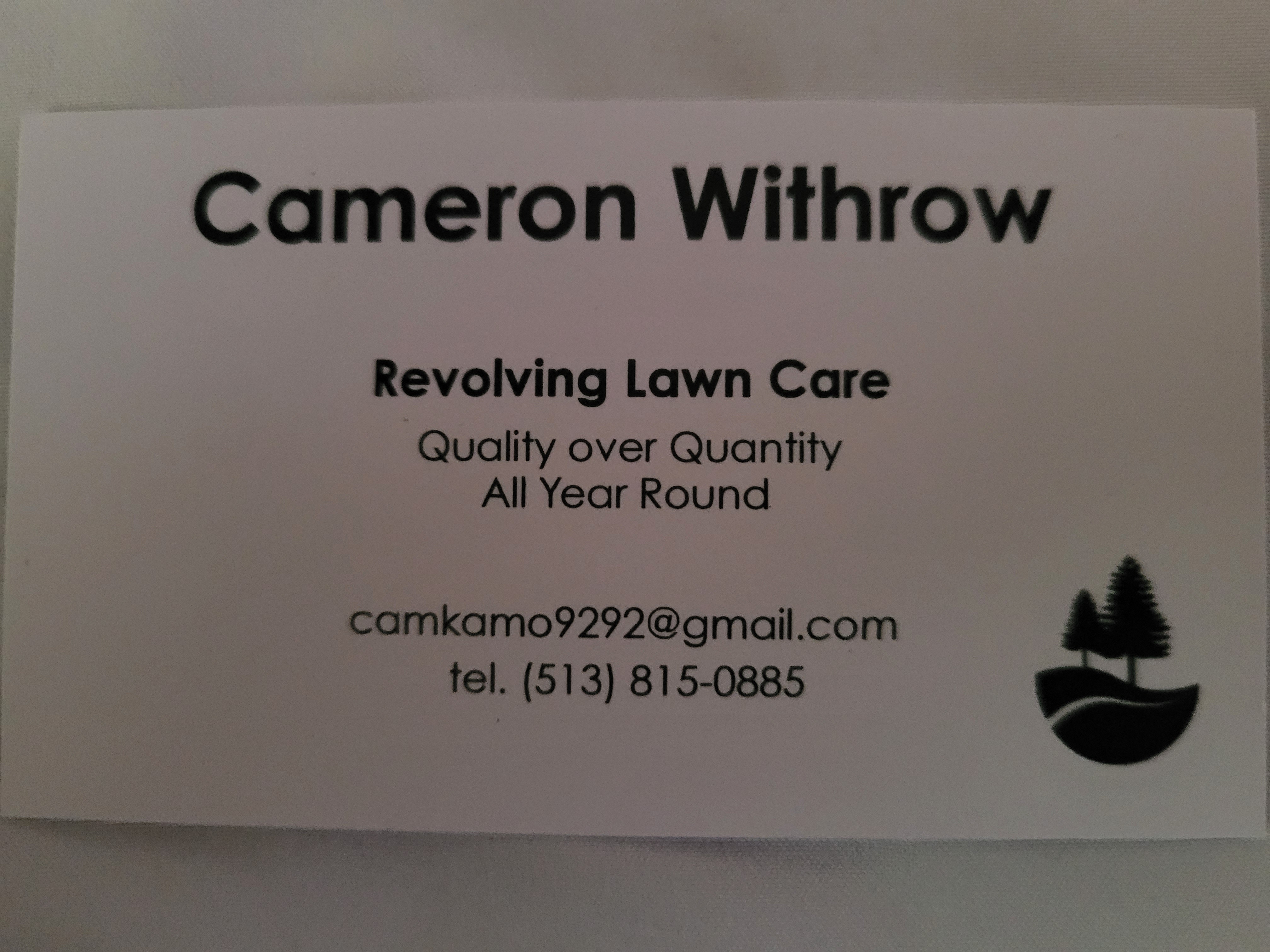 Revolving Lawn Care Services Logo