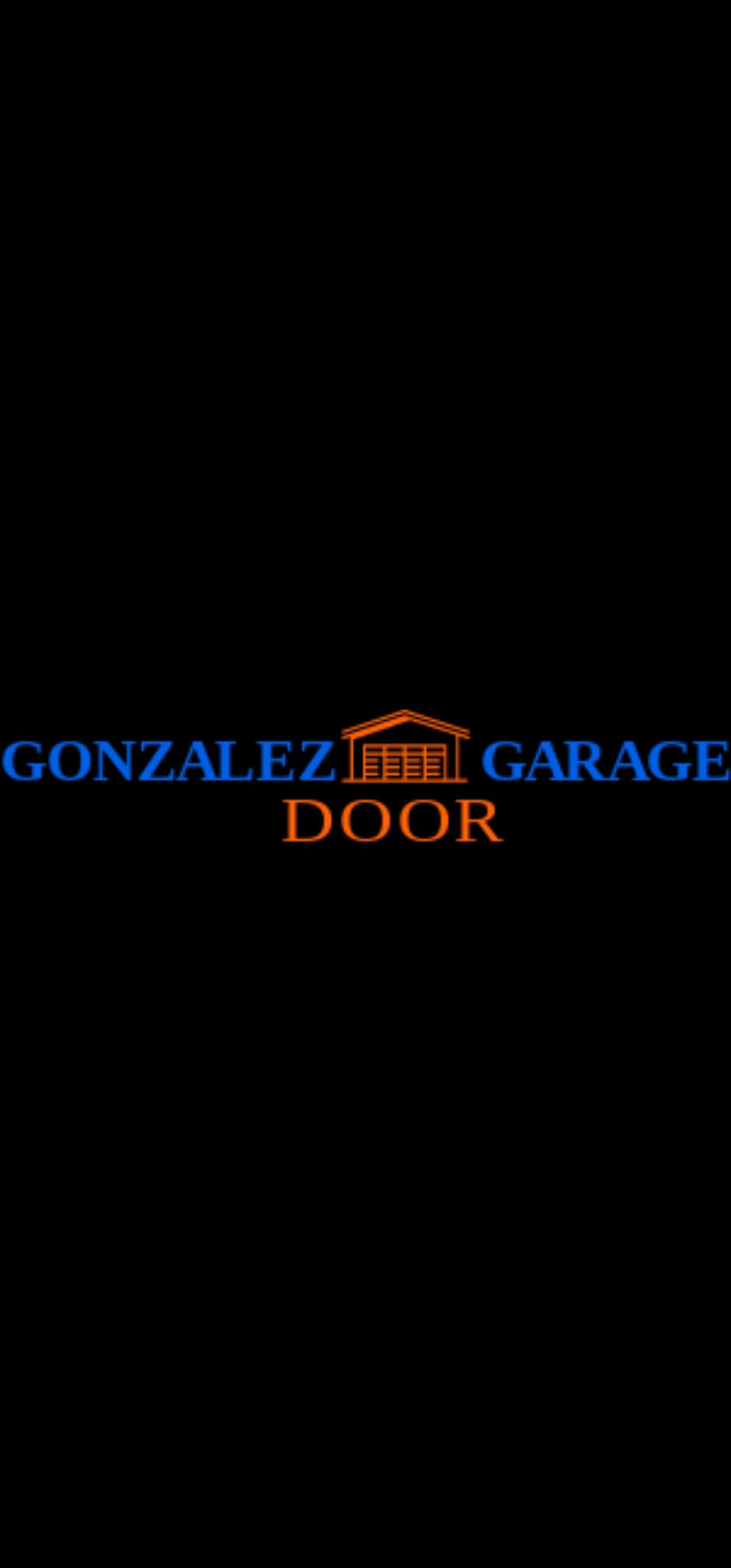 Gonzalez Garage Door Logo