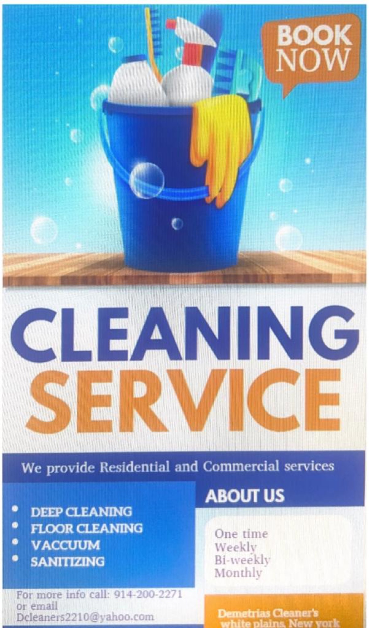 Demetria's Cleaners Logo