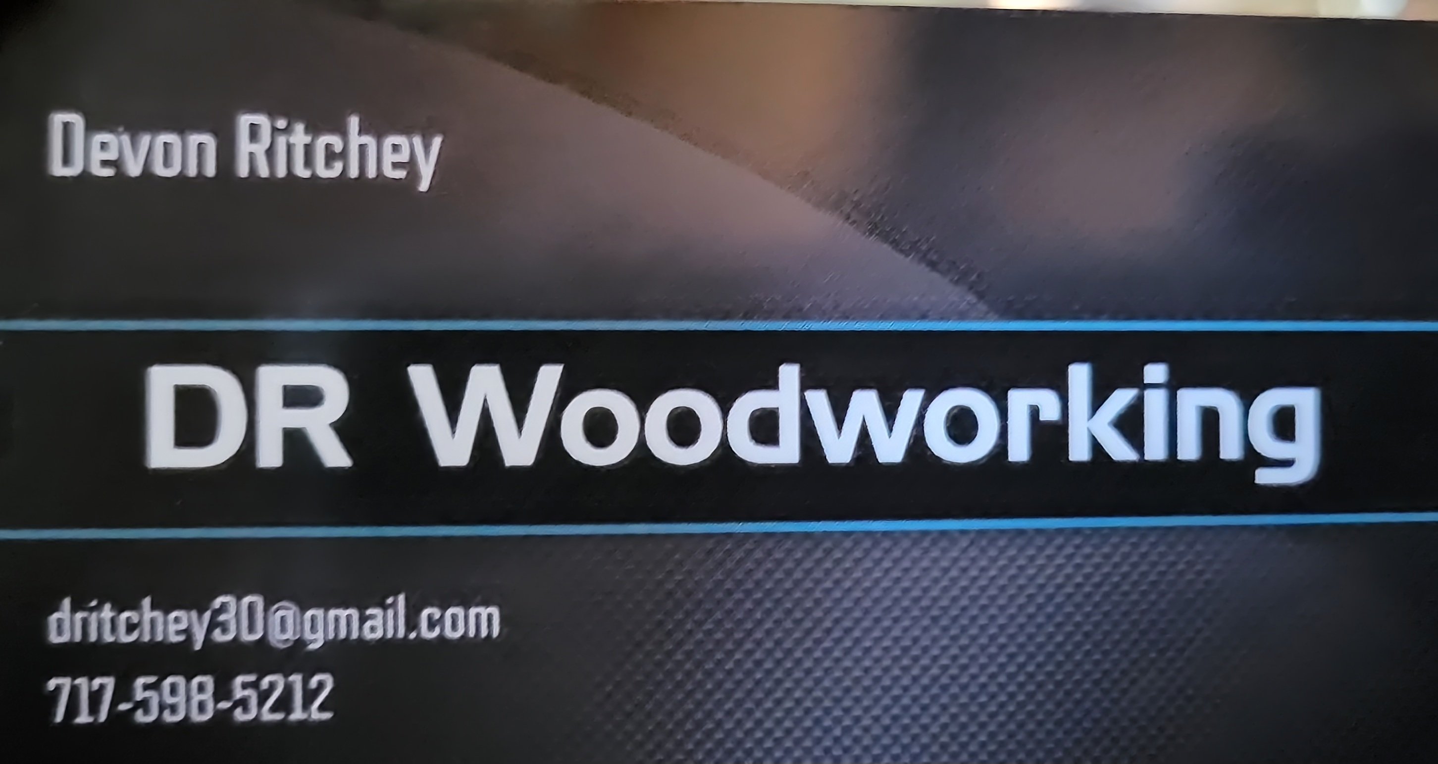 DR Woodworking Logo