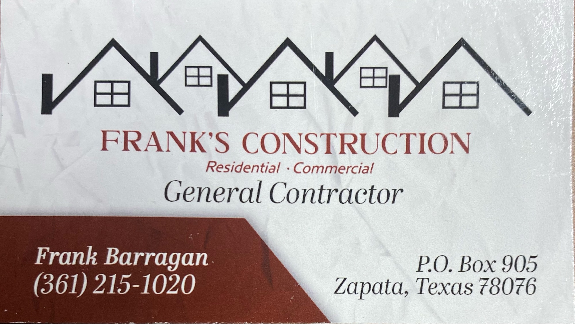 Frank's Construction Logo