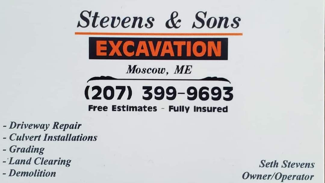 Stevens & Sons Excavation Logo