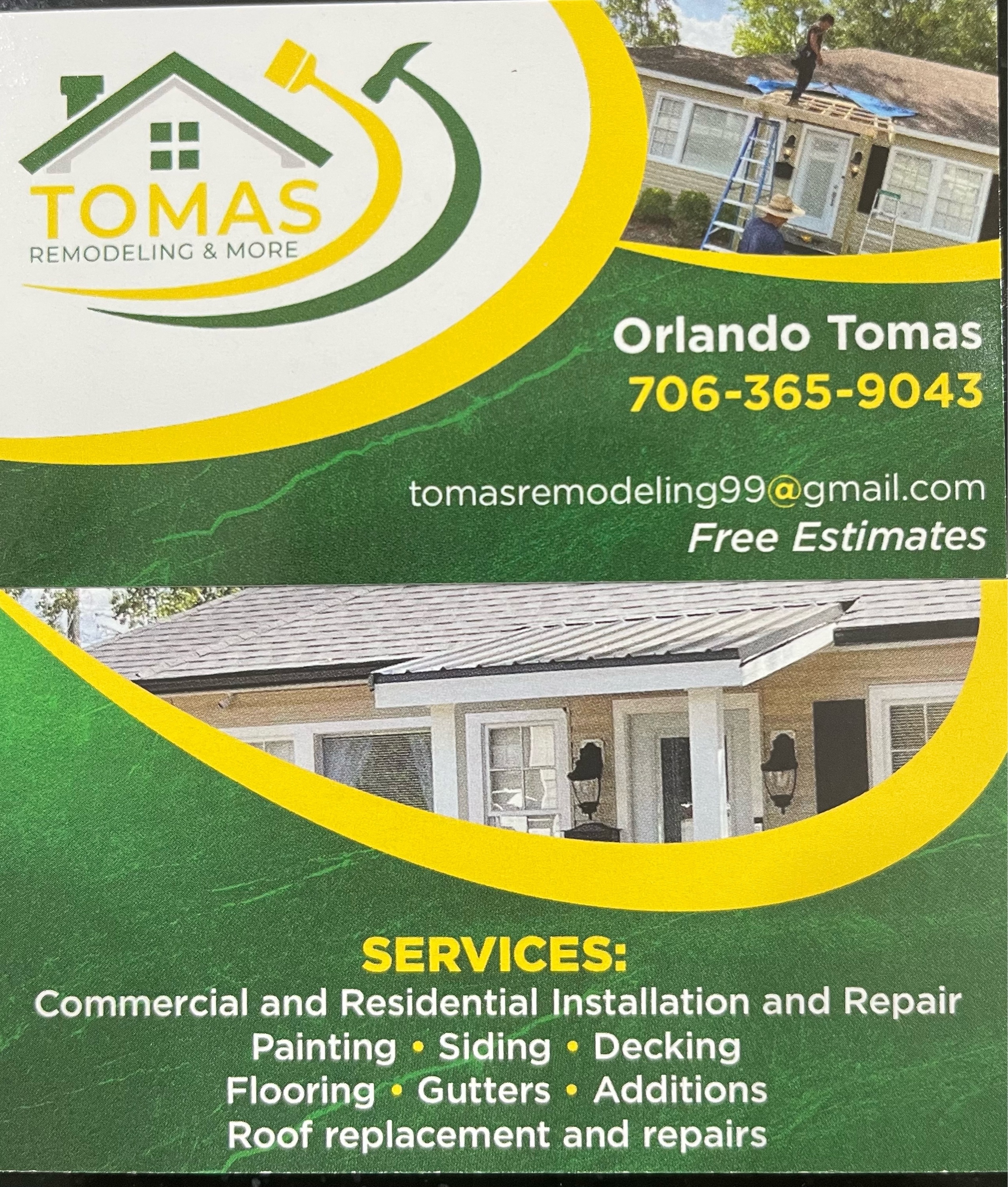 Tomas Remodeling And More Logo
