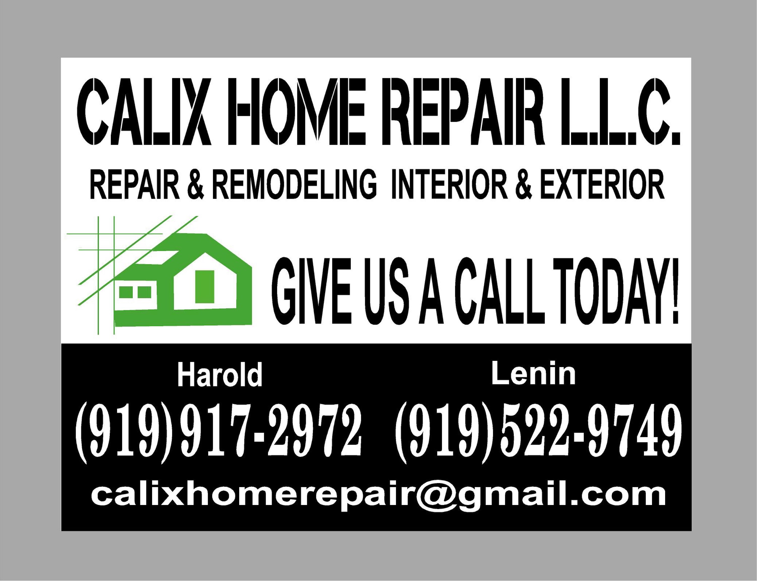 Calix Home Remodel & Repair Logo