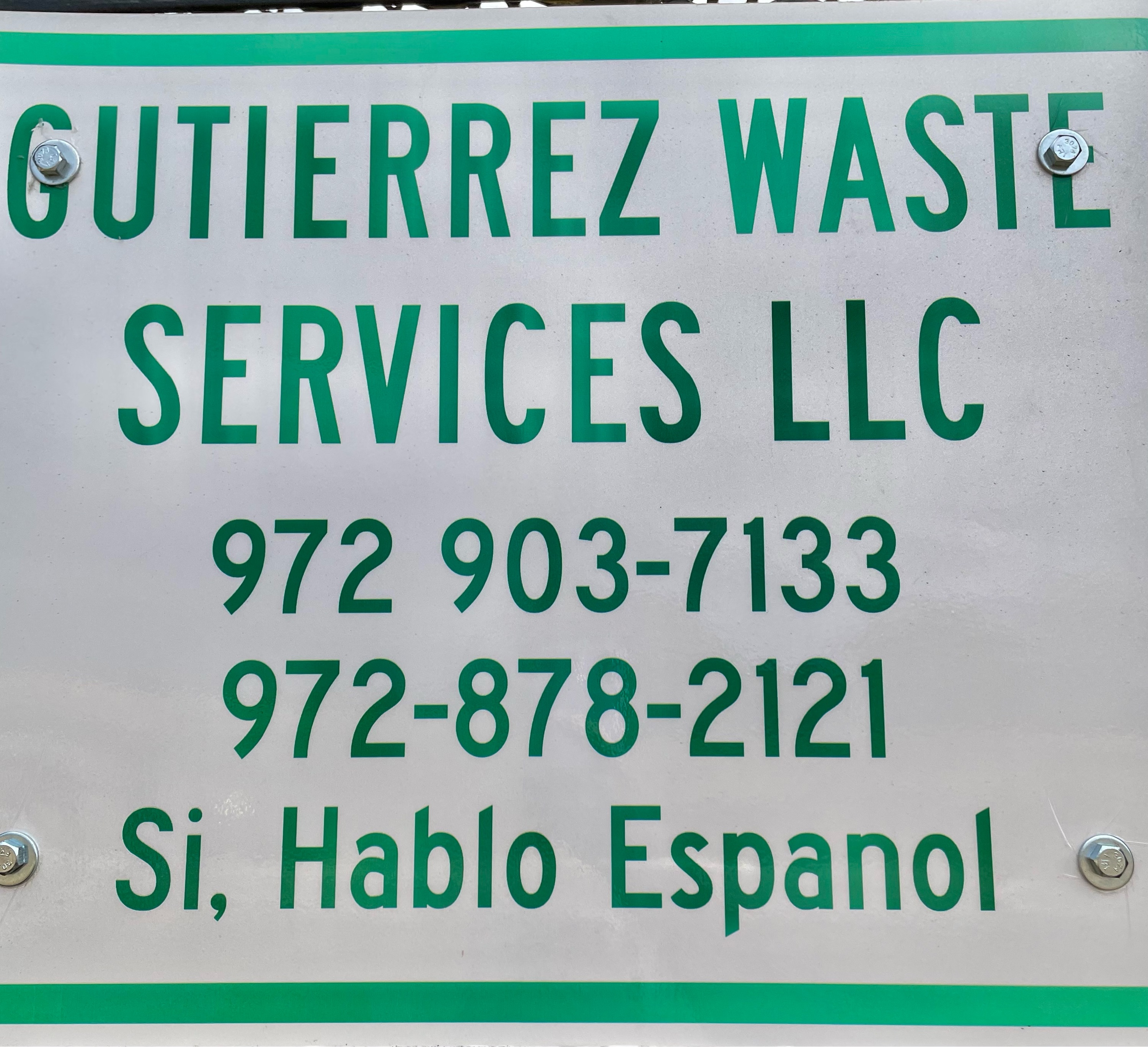 GUTIERREZ WASTE SERVICES LLC Logo