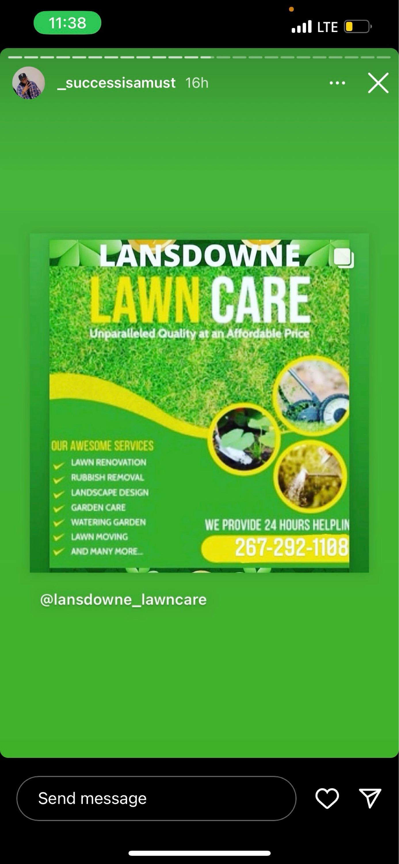 Lansdowne Lawn Care Logo
