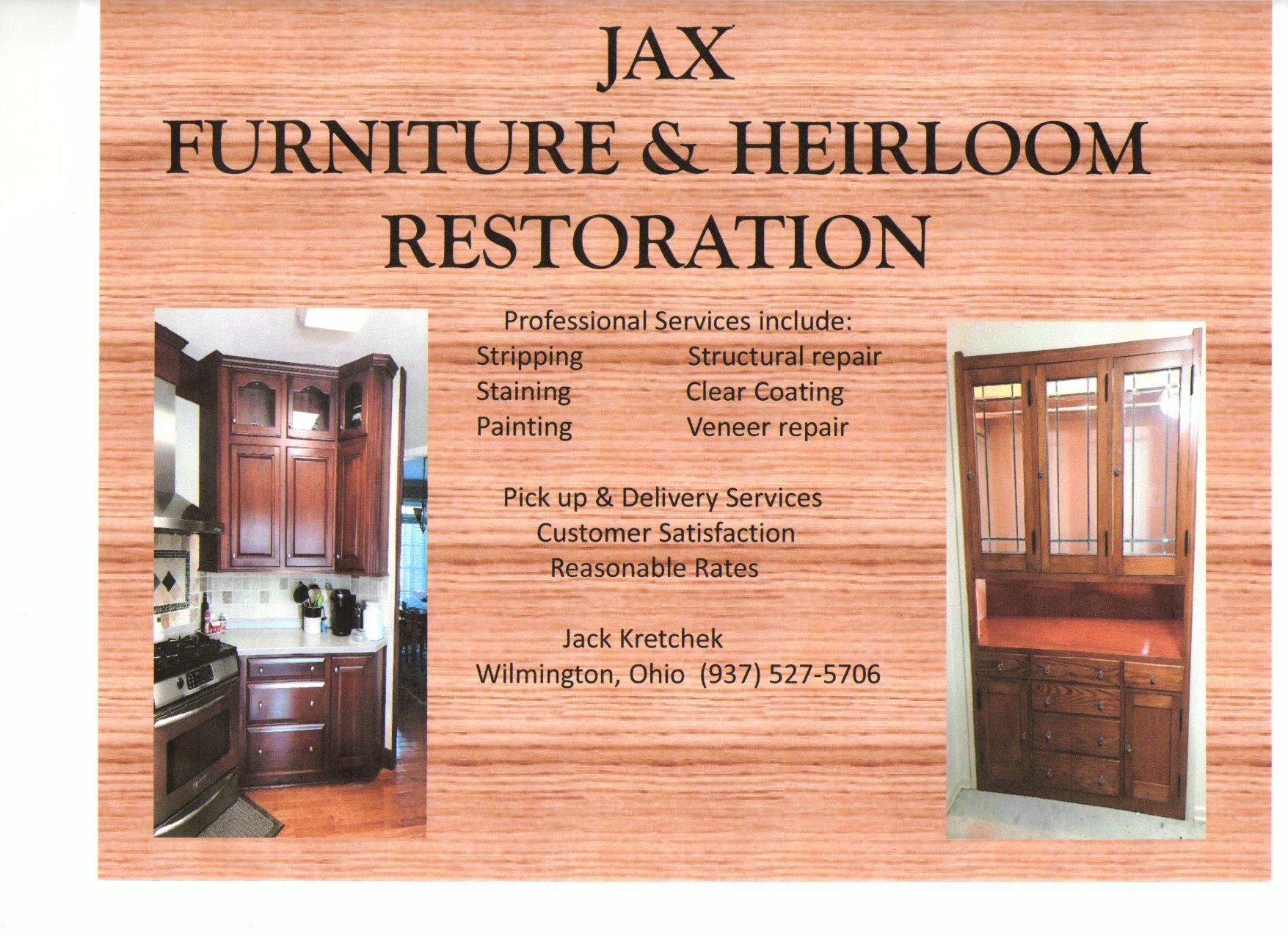 JAX Furniture Heirloom Refinishing Logo